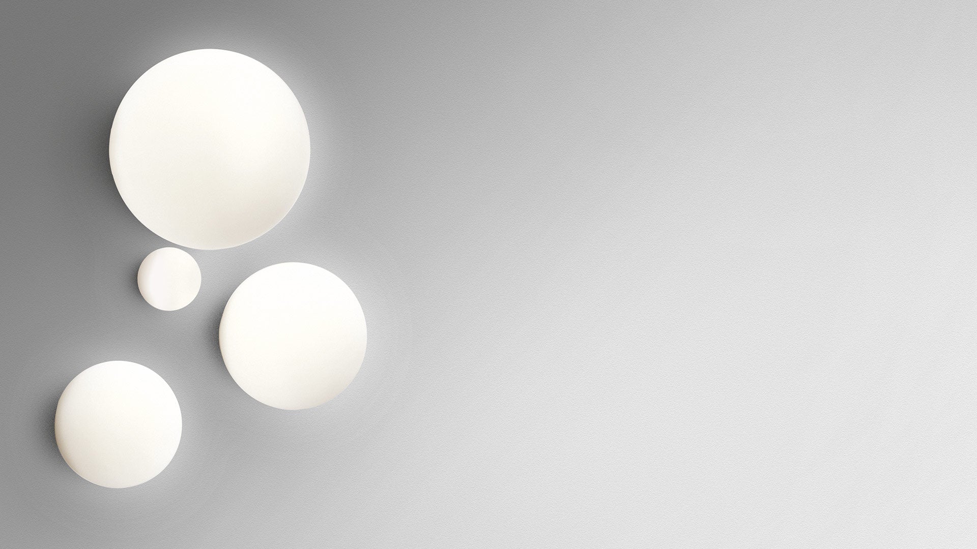 Wandleuchte DIOSCURI opaleszierendes Glas