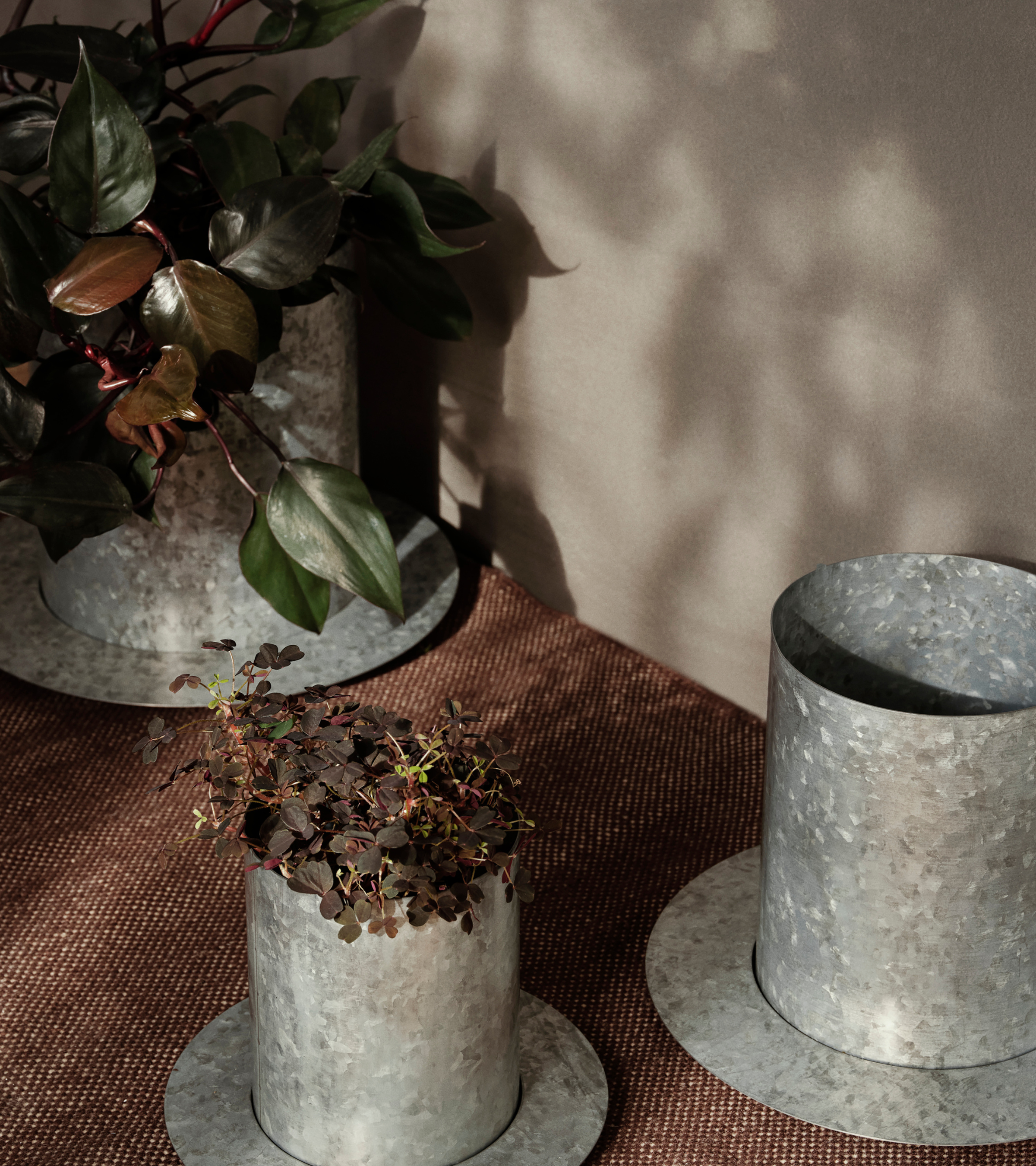 AURAN pot galvanized iron planter