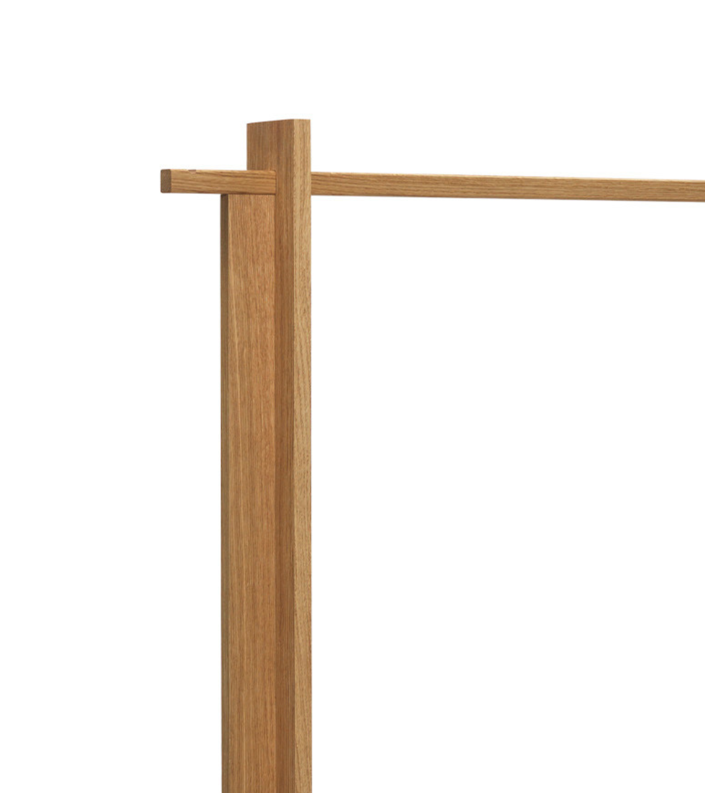 BRIDGE CLOTHES RACK oak veneer