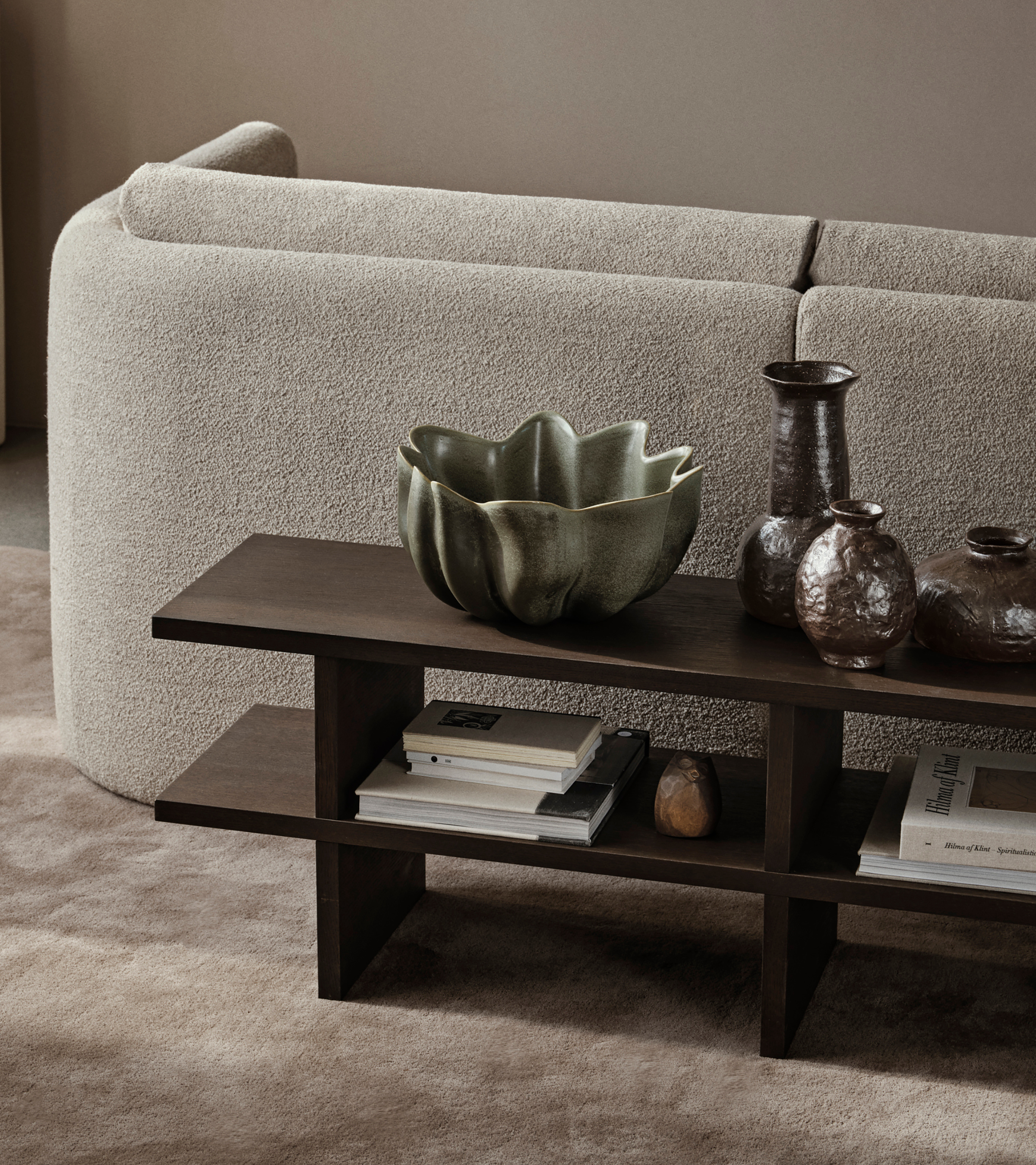 DORO FAT dark brown vase