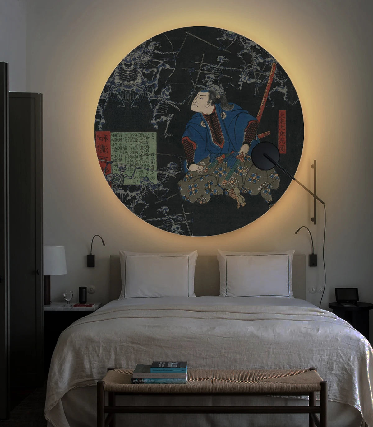 Wandleuchte DOTS LIGHTING - DIE UNTOTEN SCHLACHT schwarz