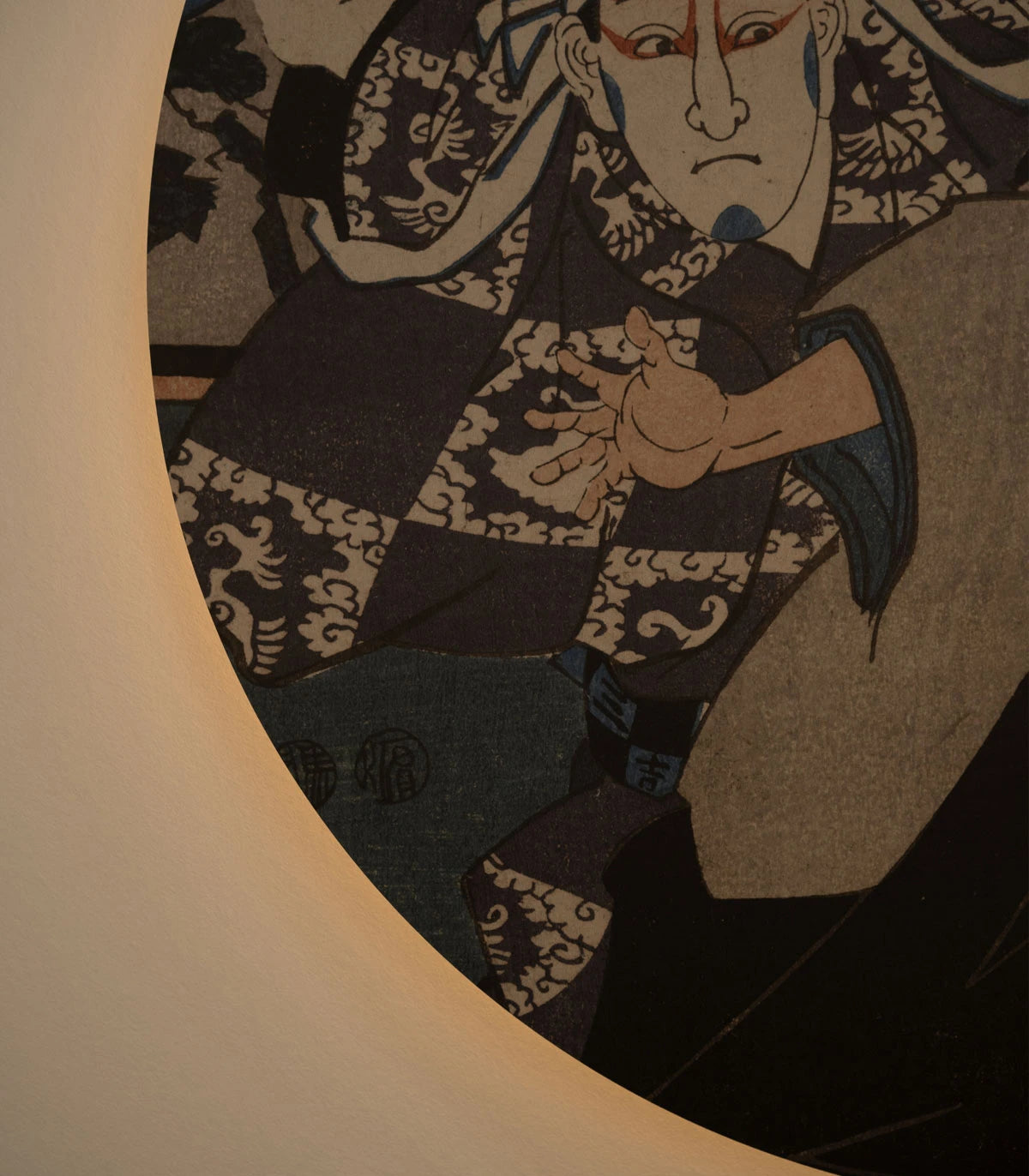 Wandleuchte DOTS LIGHTING - ZEN WARRIORS dunkelblau