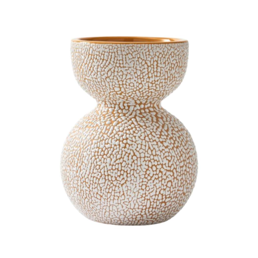 BOOLB DOTS vase in orange