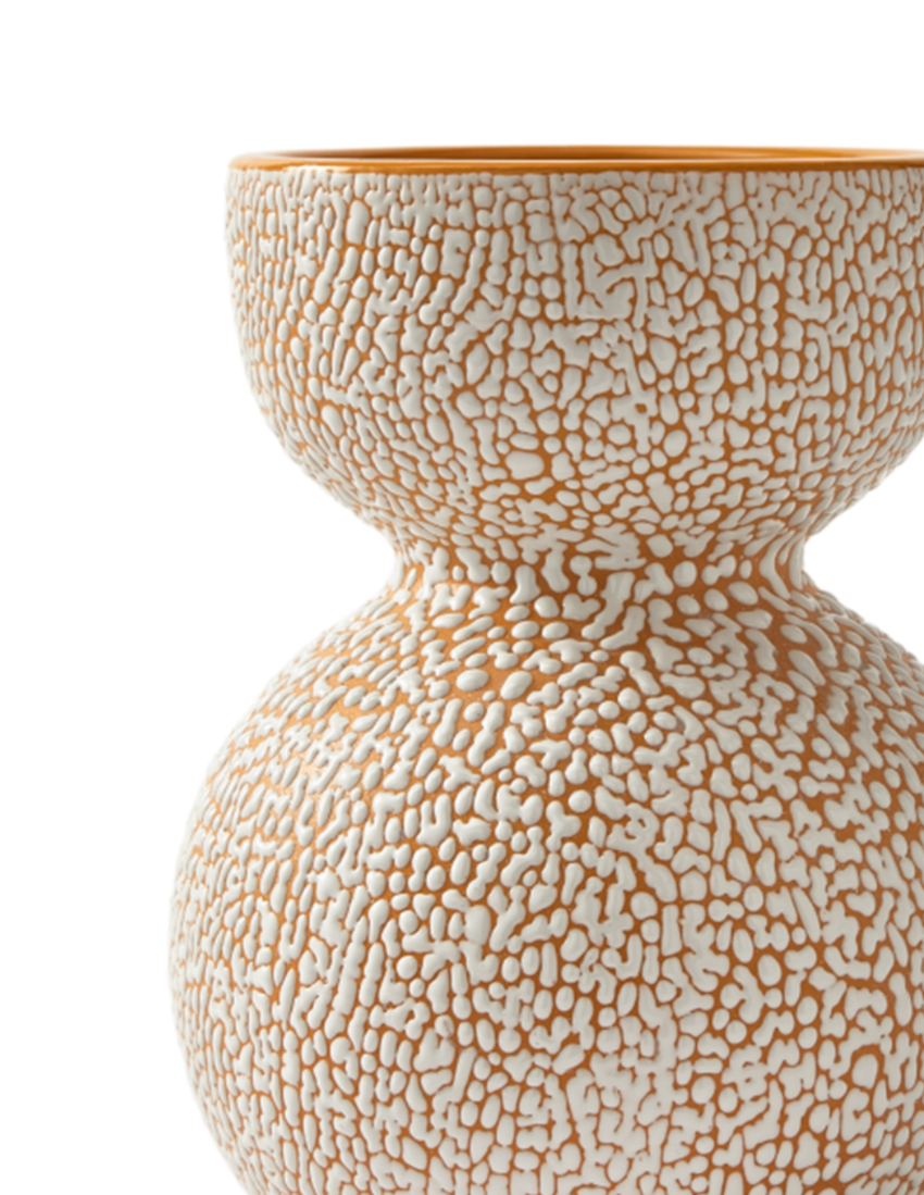 BOOLB DOTS vase in orange