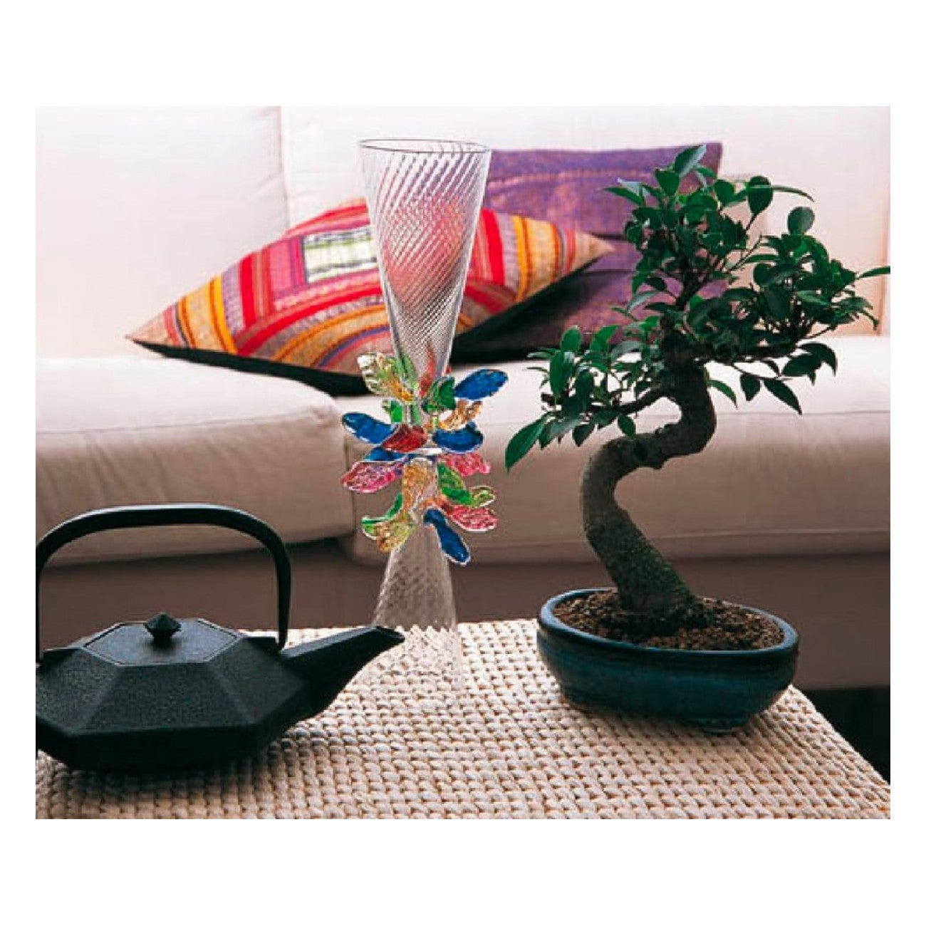 MARINA Vase farbiges geblasenes Glas