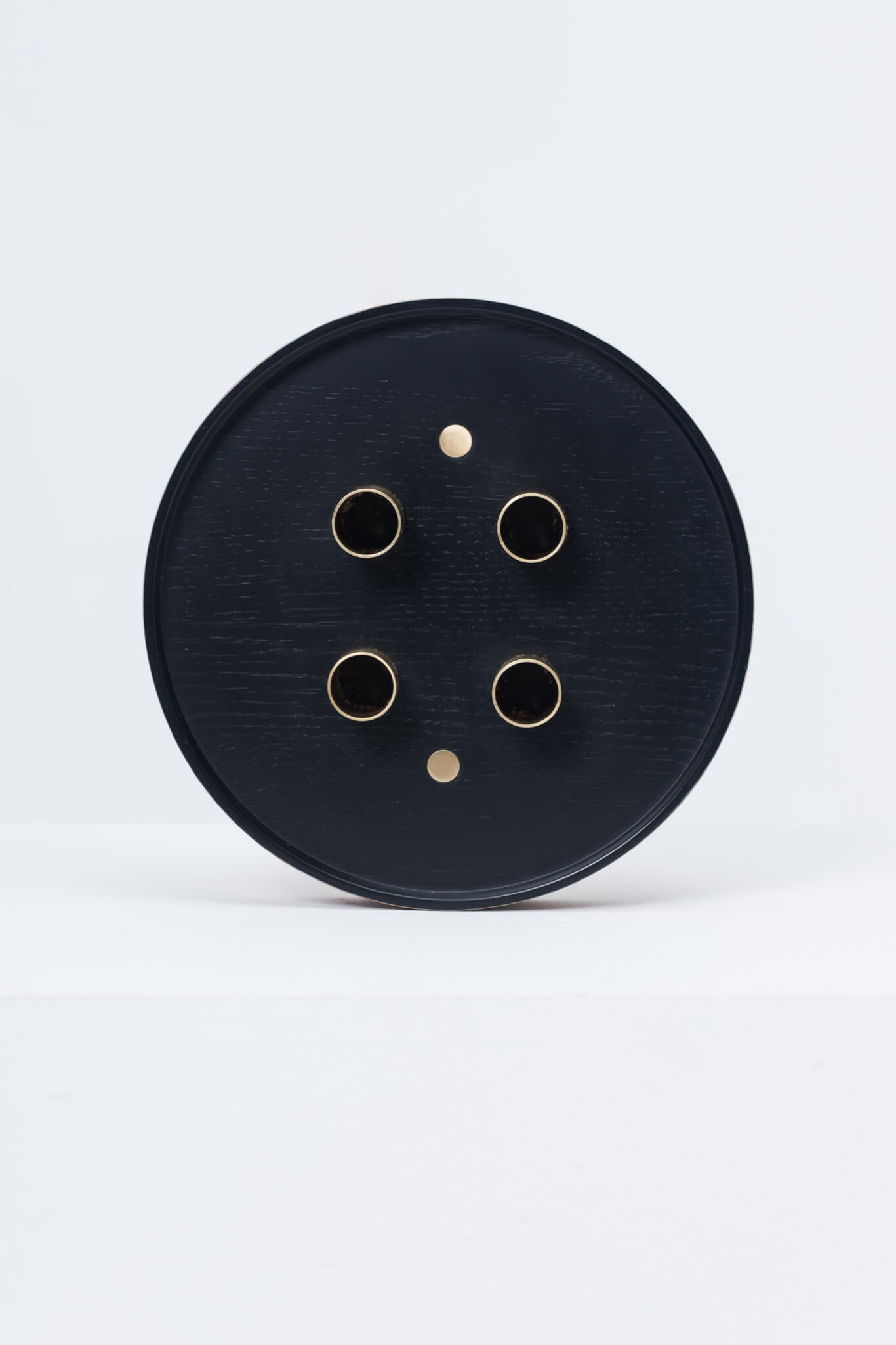 Kerzenhalter ENLIGHTENMENT 4 schwarz mit Messing