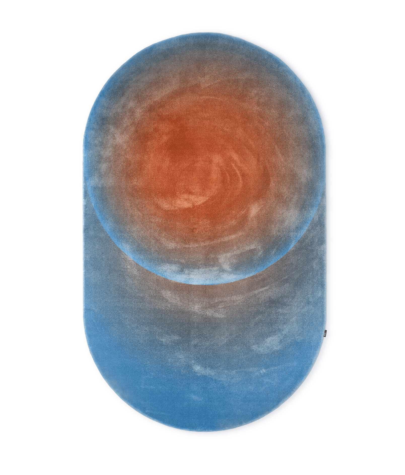 Dywan OVAL OPTICAL niebieski Pols Potten    Eye on Design