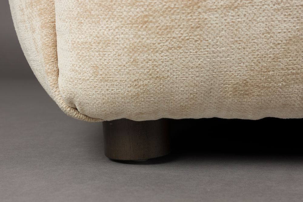 Modulsofa HACKMAN - linkes Endelement in beigem Samt