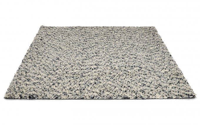 Dots Gray Carpet with Long Pile