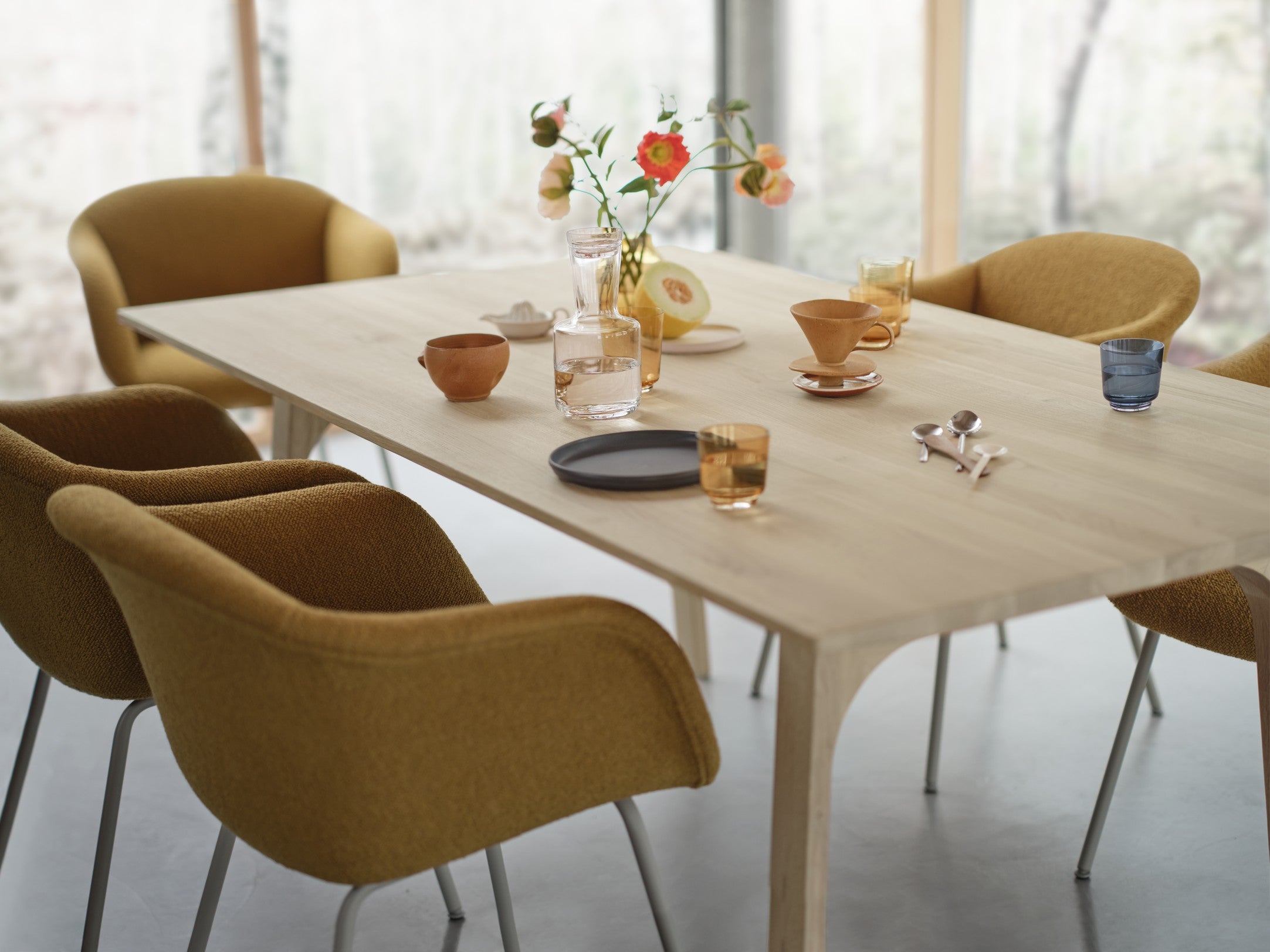 Extendable Table EARNEST Oiled Oak