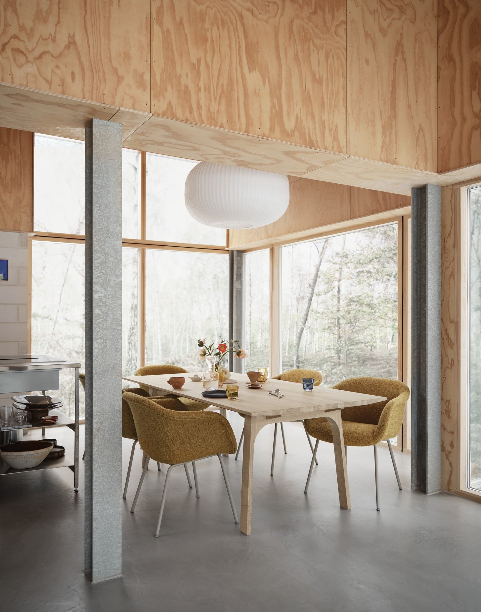 Extendable Table EARNEST Oiled Oak