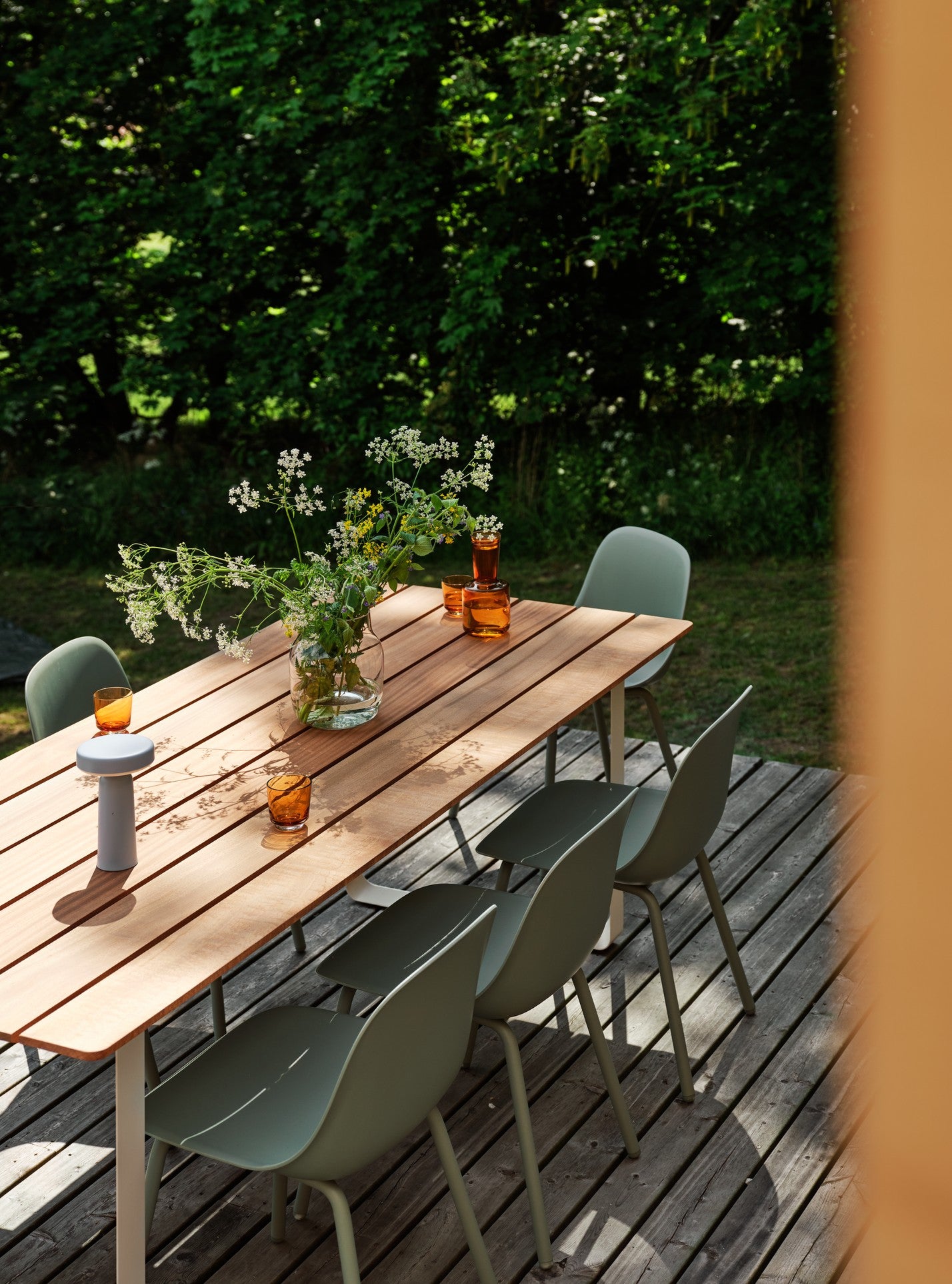 FIBER Outdoor Chair Gray