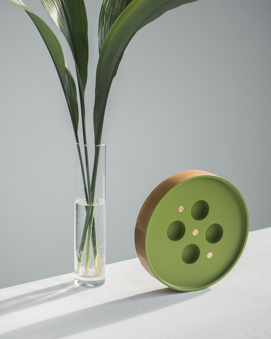 Teelichthalter ENLIGHTENMENT 4 grün