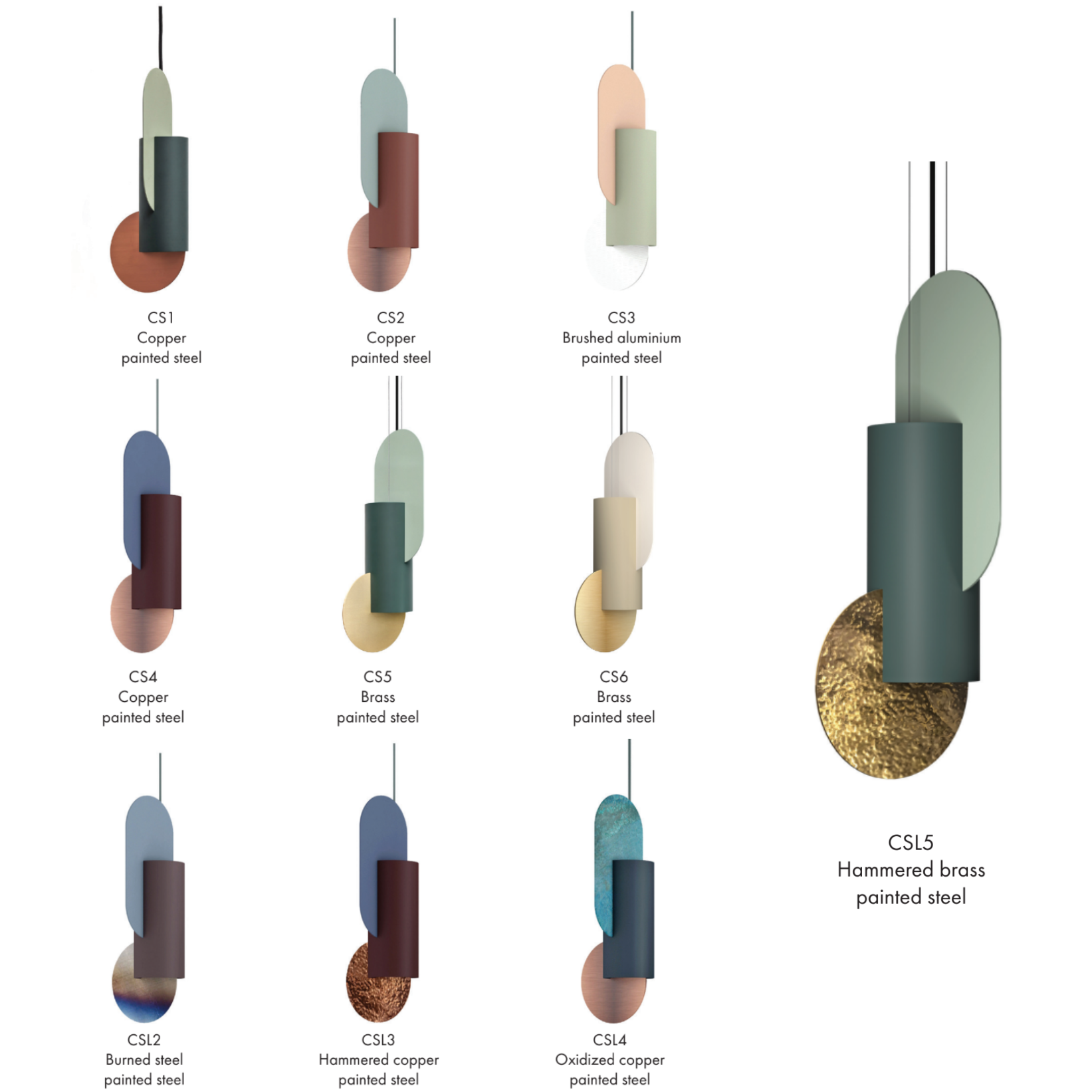 SUPREMATIC THREE customizable pendant lamp