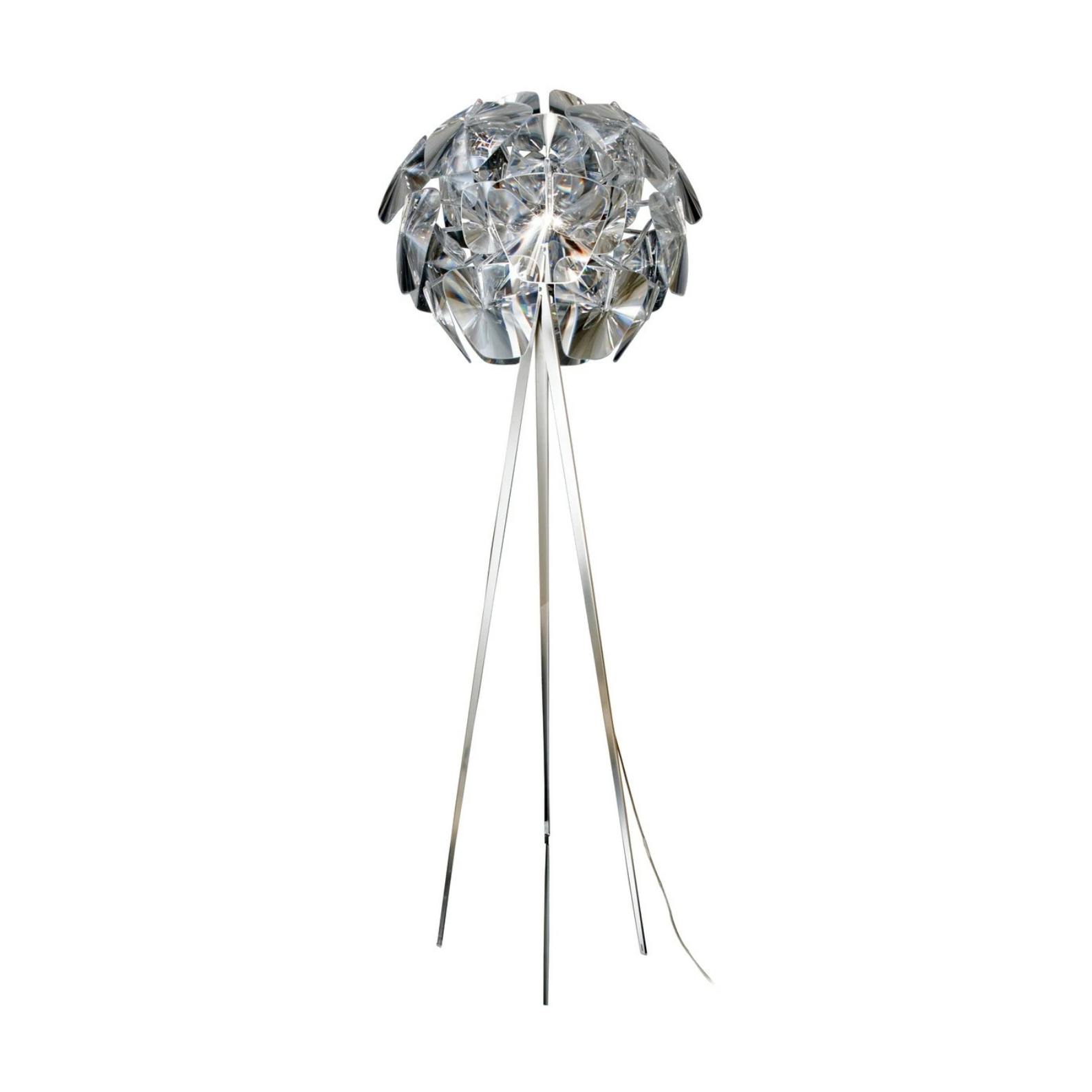 HOPE transparent tripod floor lamp