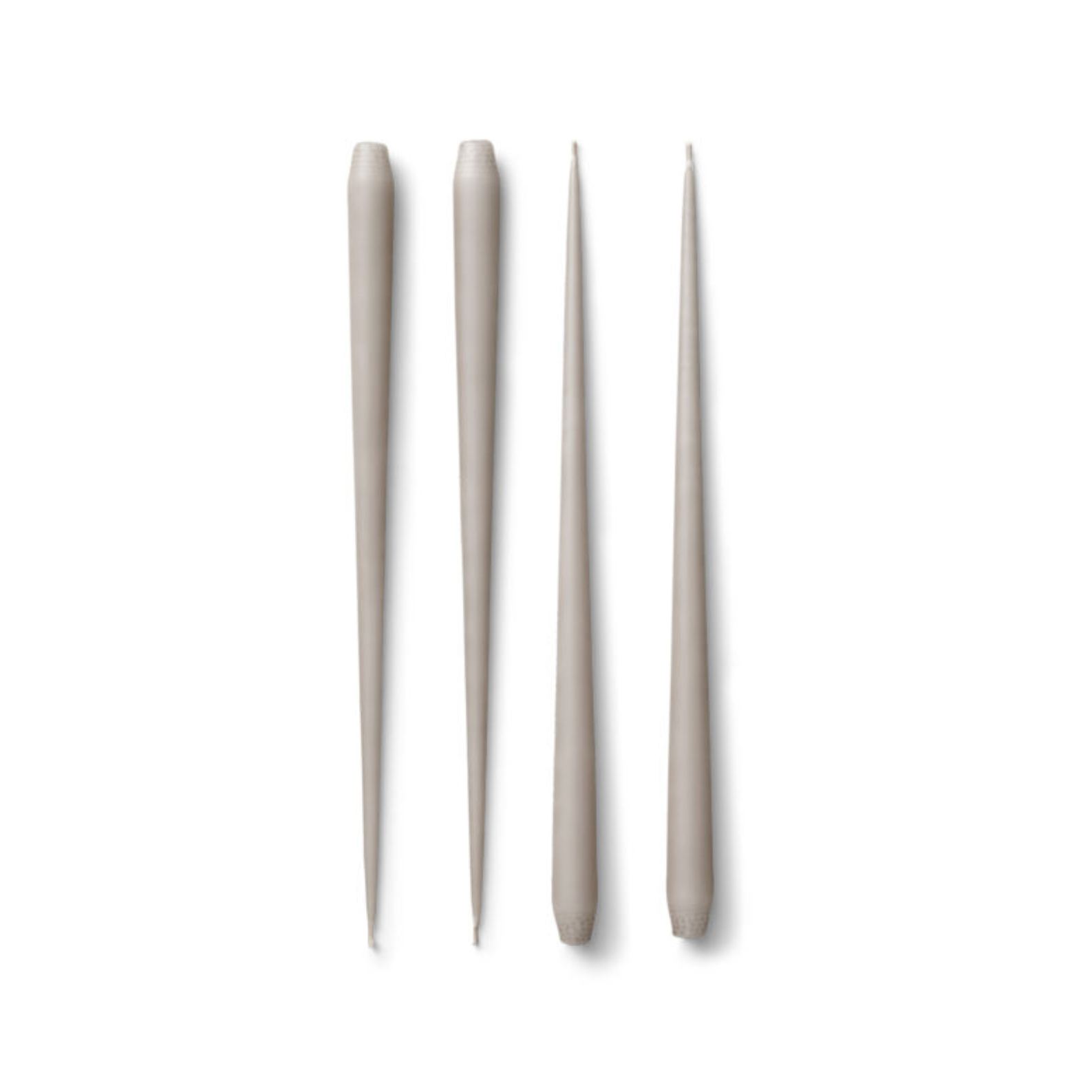 Set of 4 candles stoff nagel sand