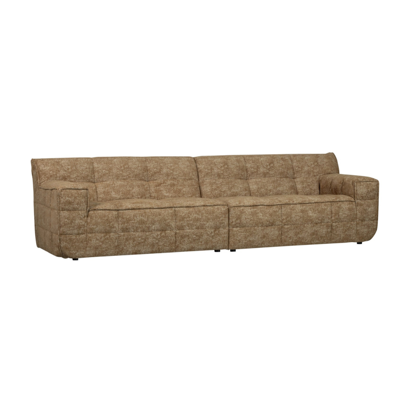 Timor Caramel Melange 4-person sofa