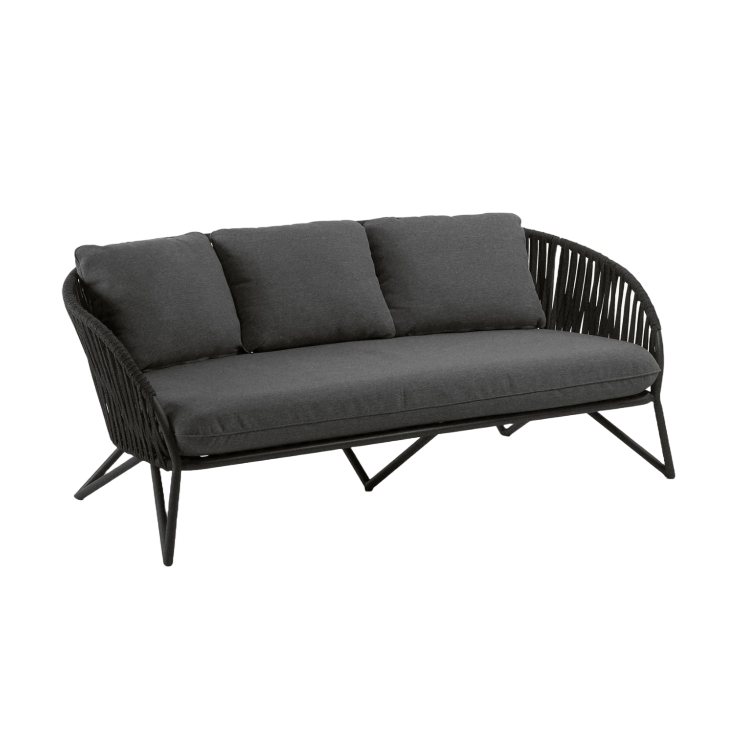 Garden sofa Branie black