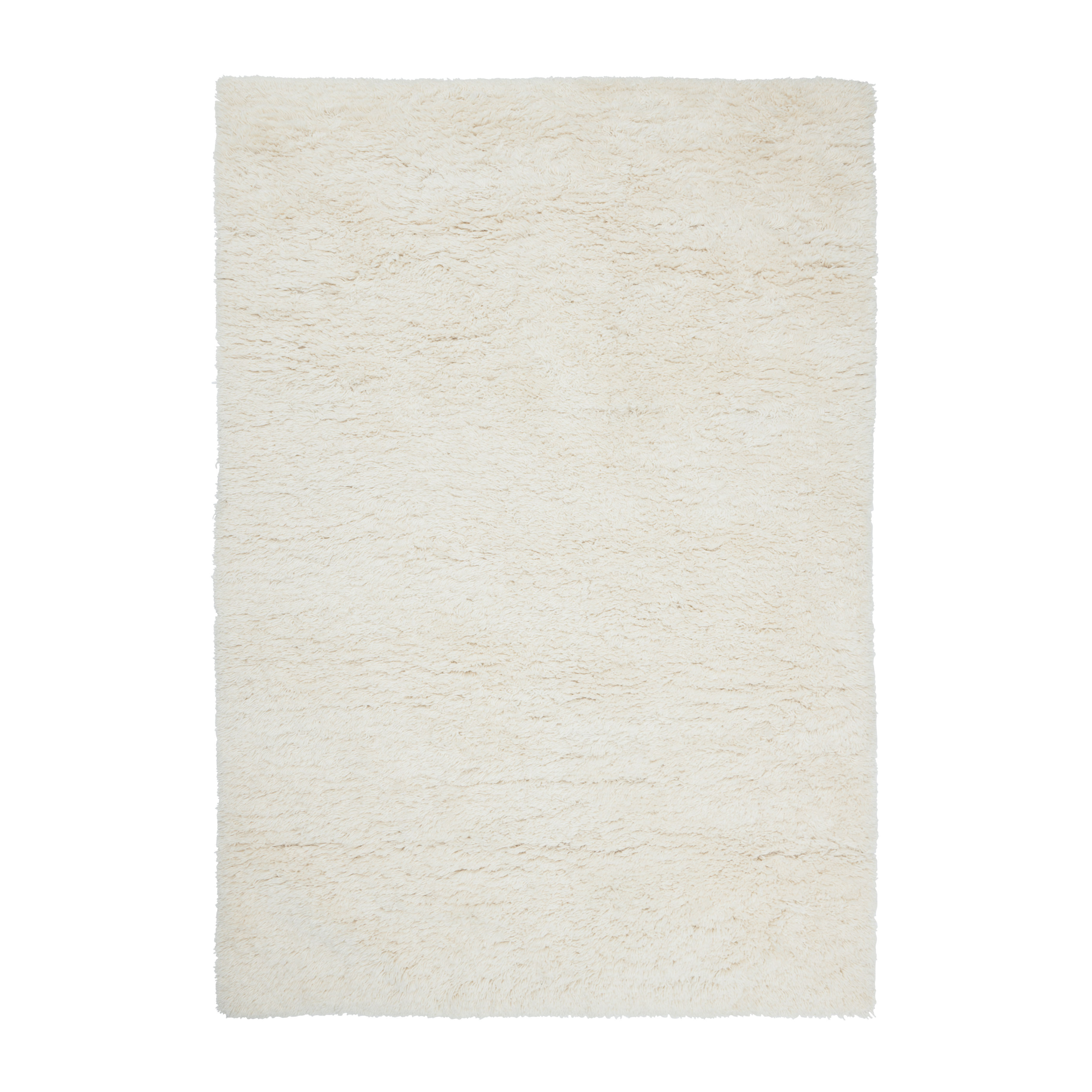 VANTAA White Rug with Long Pile