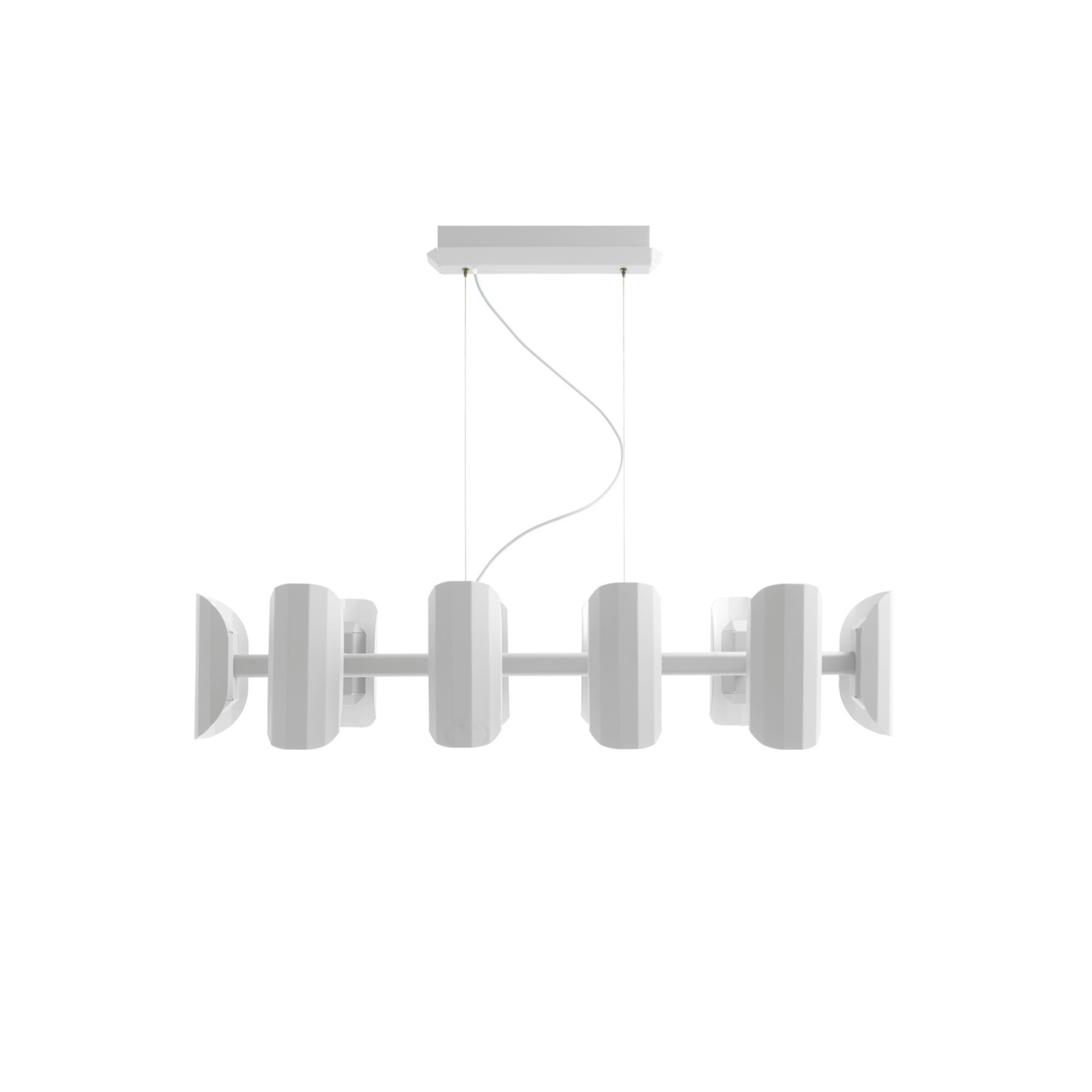 Mehrarmige Pendelleuchte APOLIN weiß