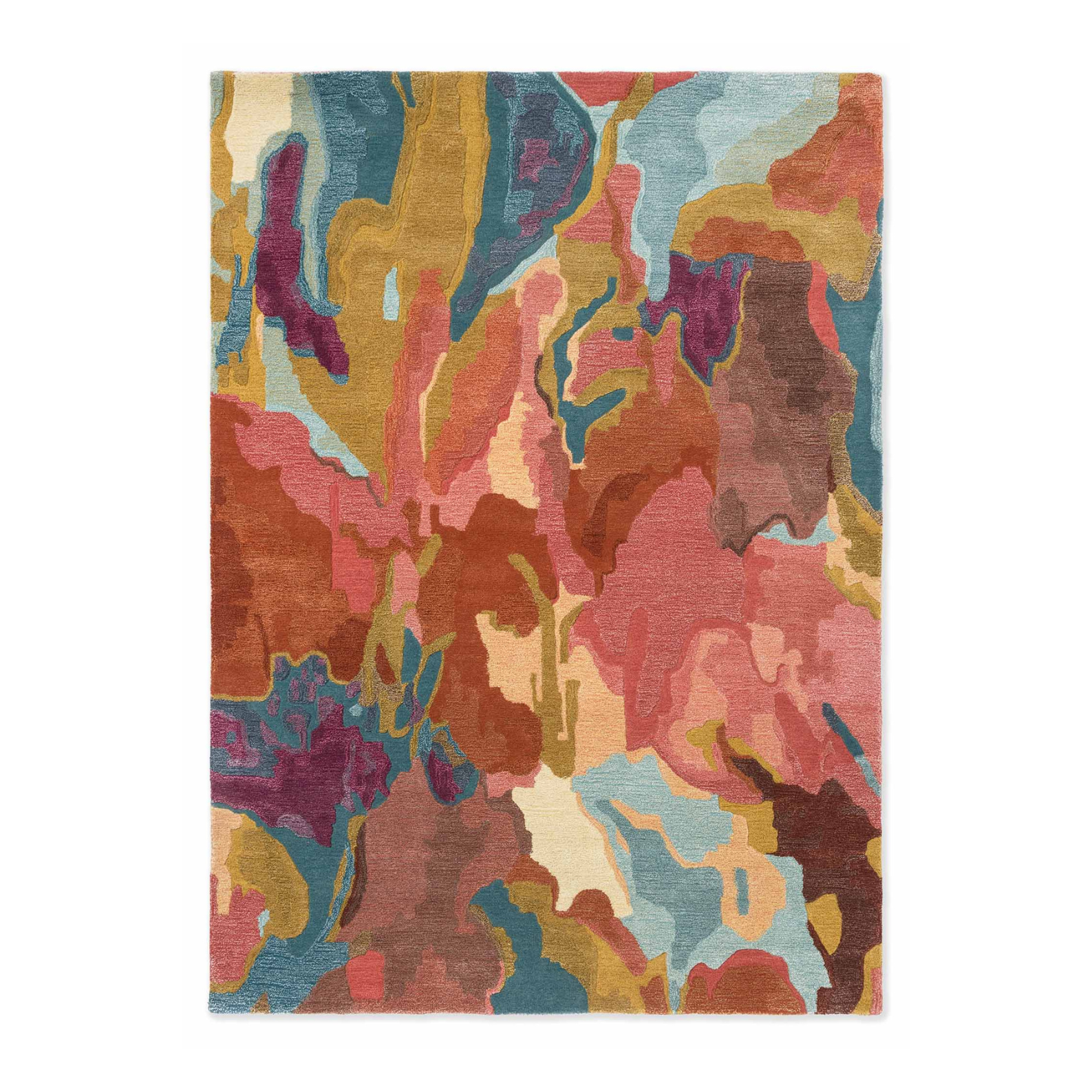 FORESTA ROSEWOOD HUCKLEBERRY Teppich braun-burgunder