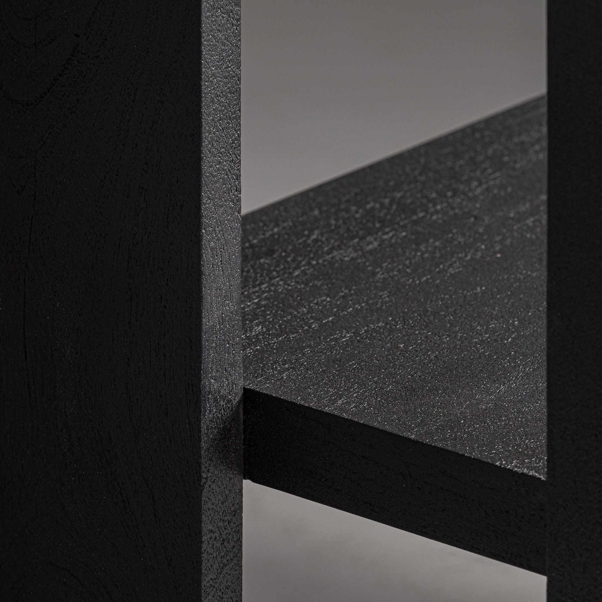 Tournus Shelf in Black Acacia Wood