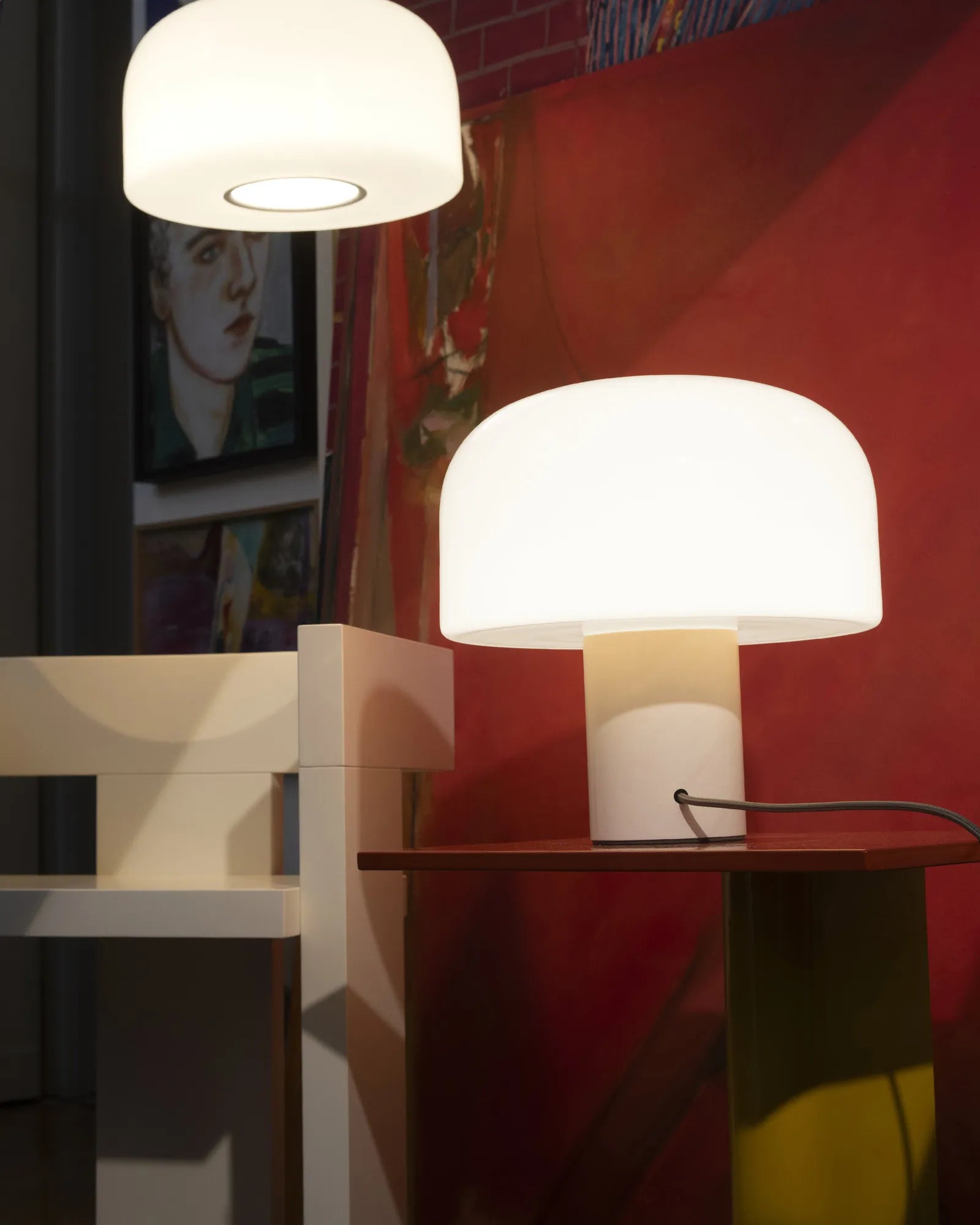 Tischlampe BELLHOP T weiß