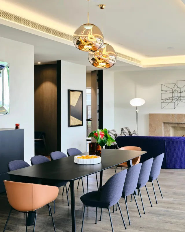 Zloty hängende Lampe schmelzen