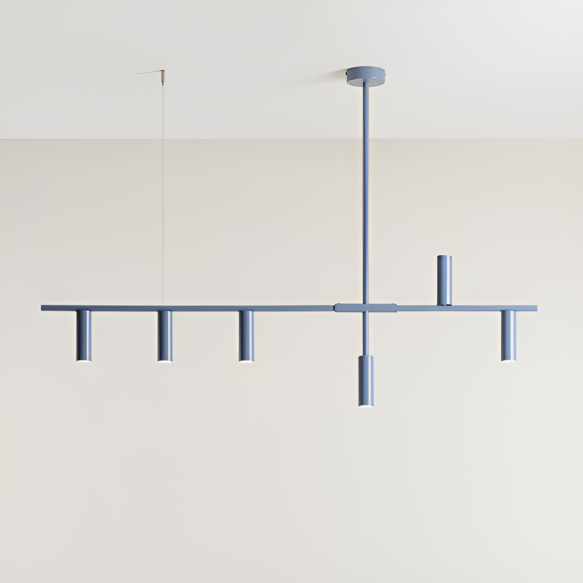 Trevo blue hanging lamp