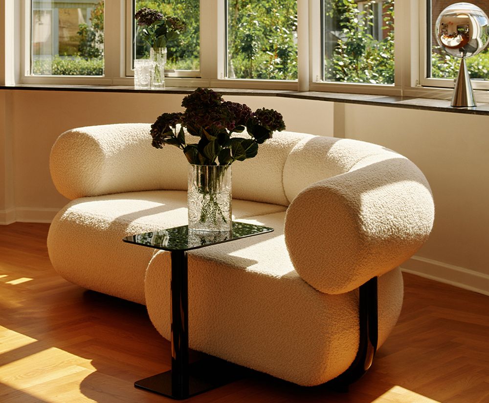 Fettmodulares Sofa - zentrales Polstermodul