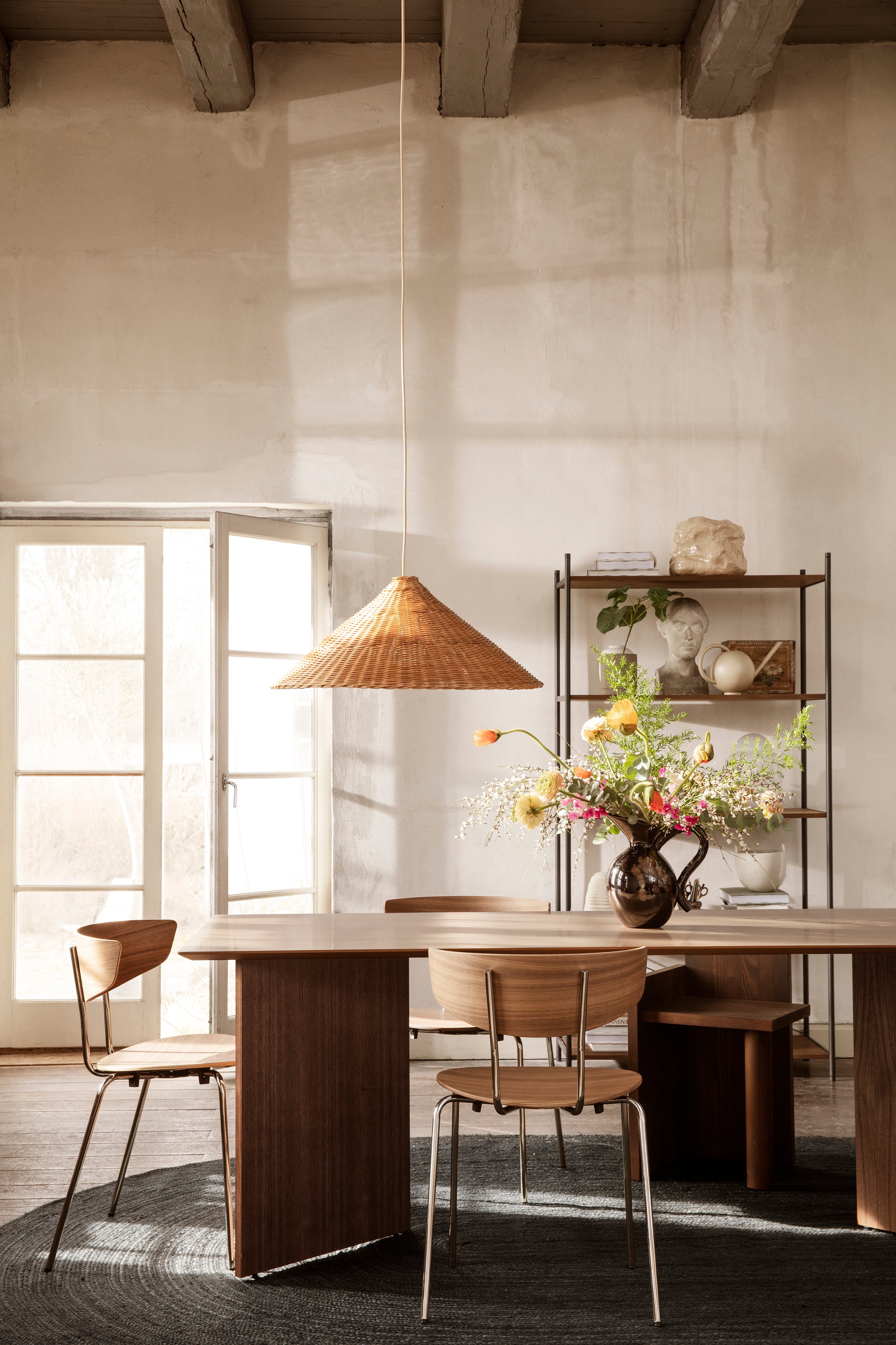 Herman chair dark oak veneer