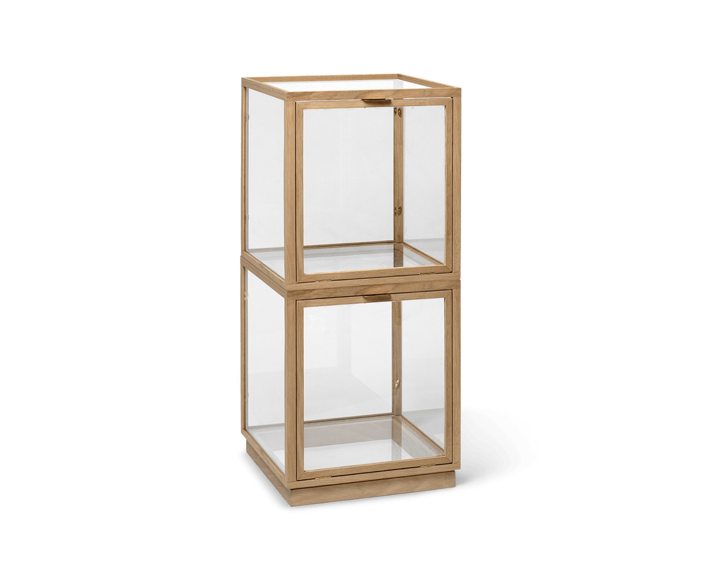 MIRU GLASS MONTRE Vitrine aus Eiche