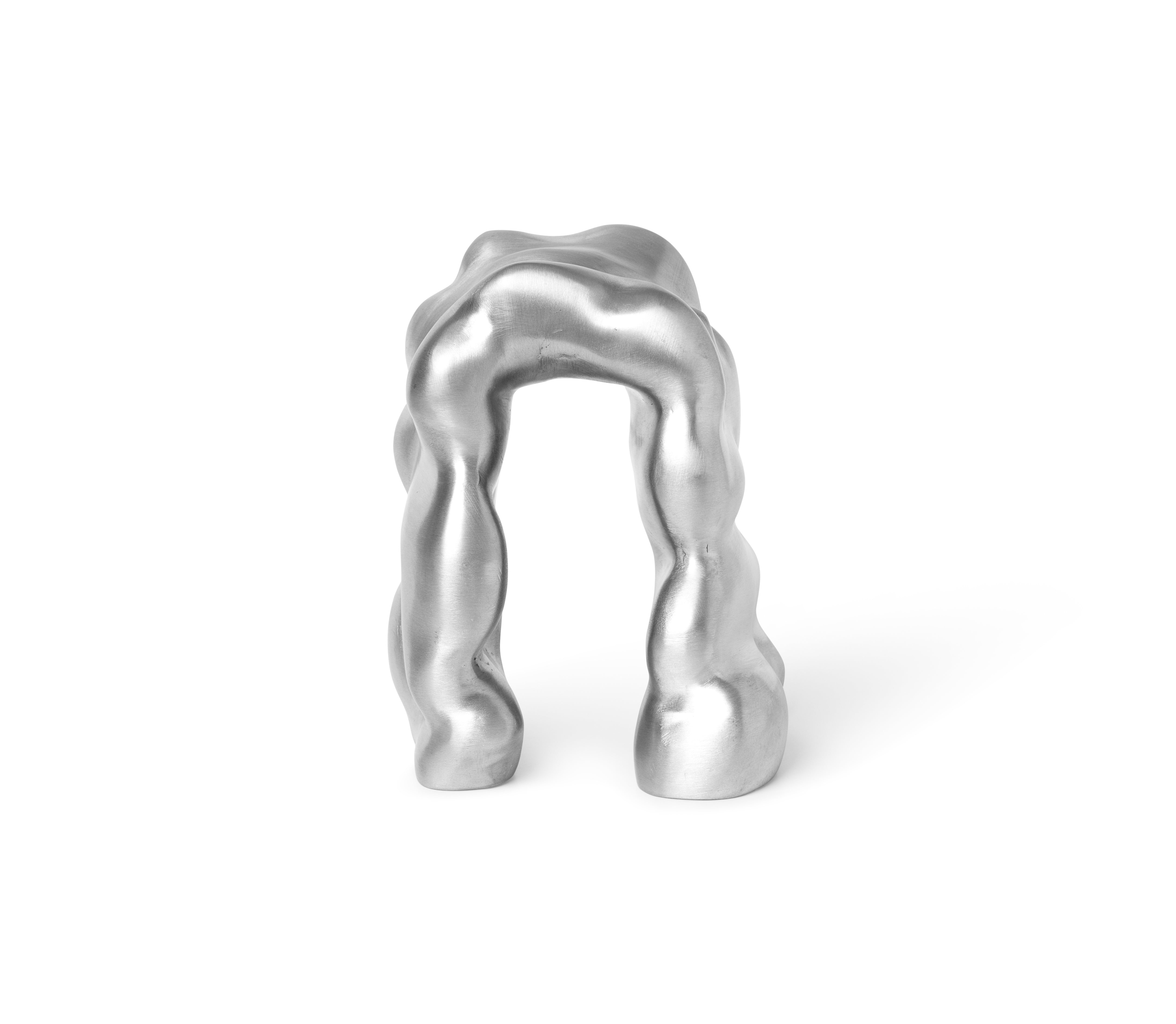 MORF SCULPTURE Dekoration aus gebürstetem Aluminium