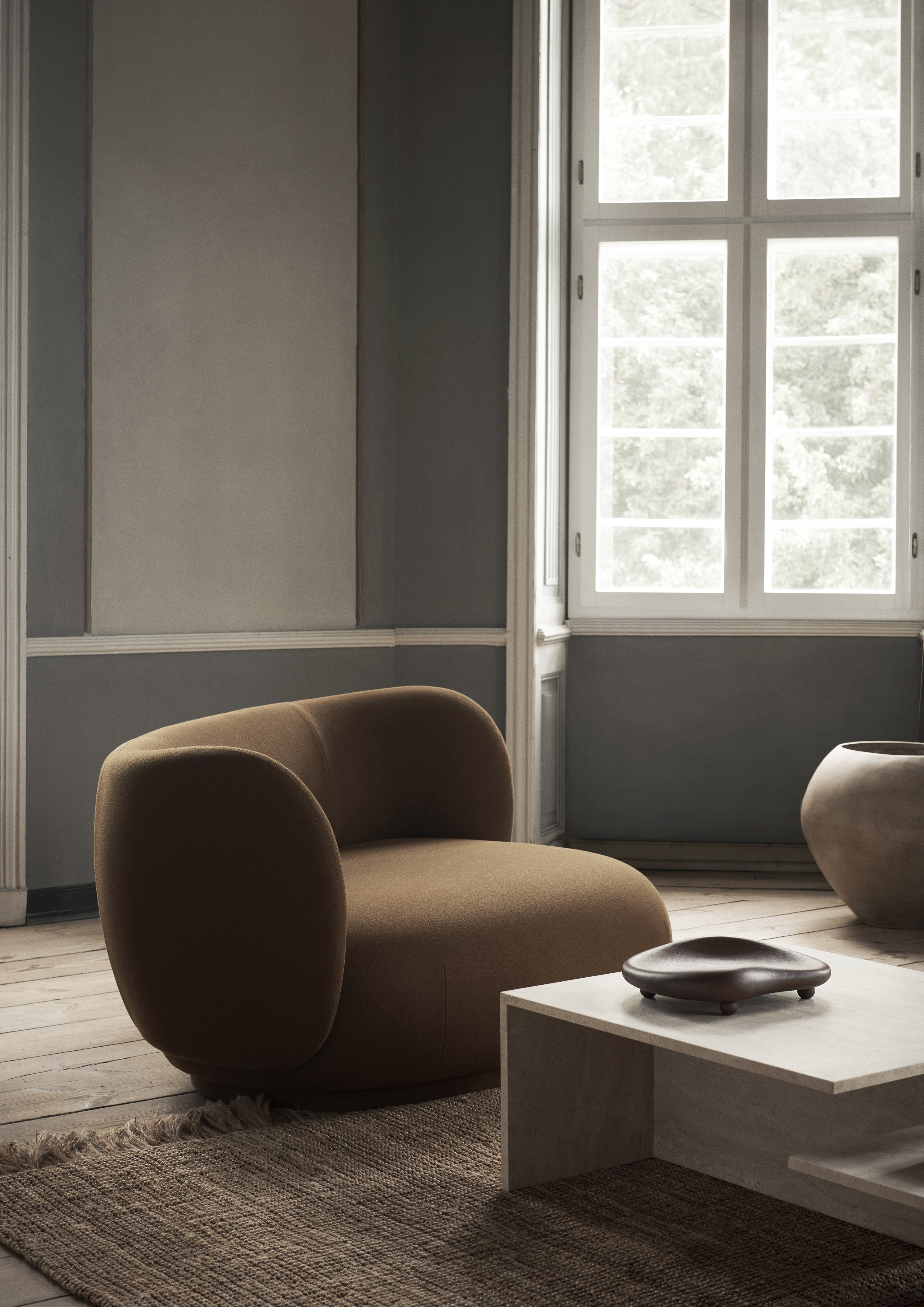 RICO CURVE ROGO CURVE SOFA CRAMEL TONUS