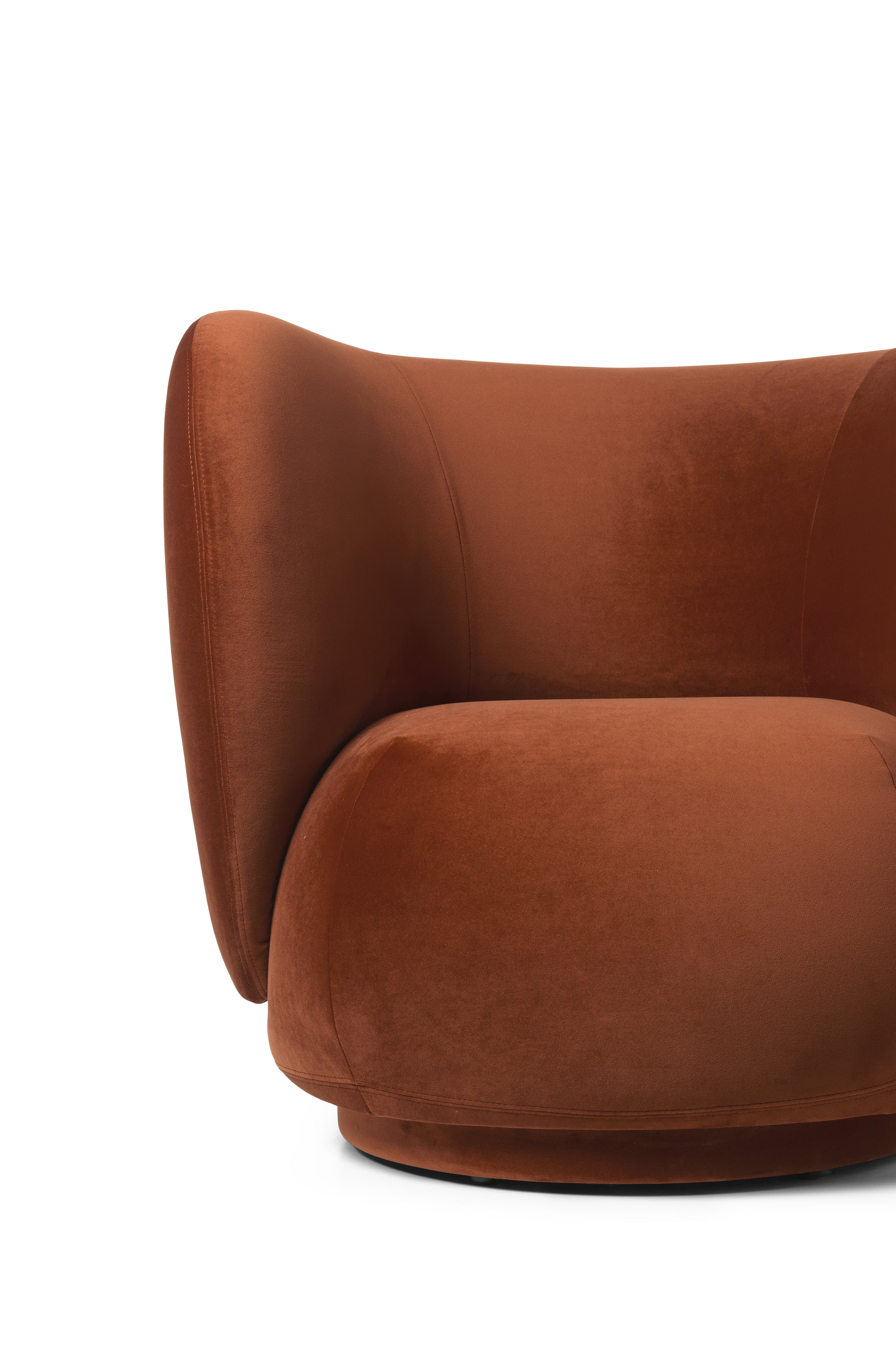 Sessel RICO LOUNGE Rich Velvet rdzawy