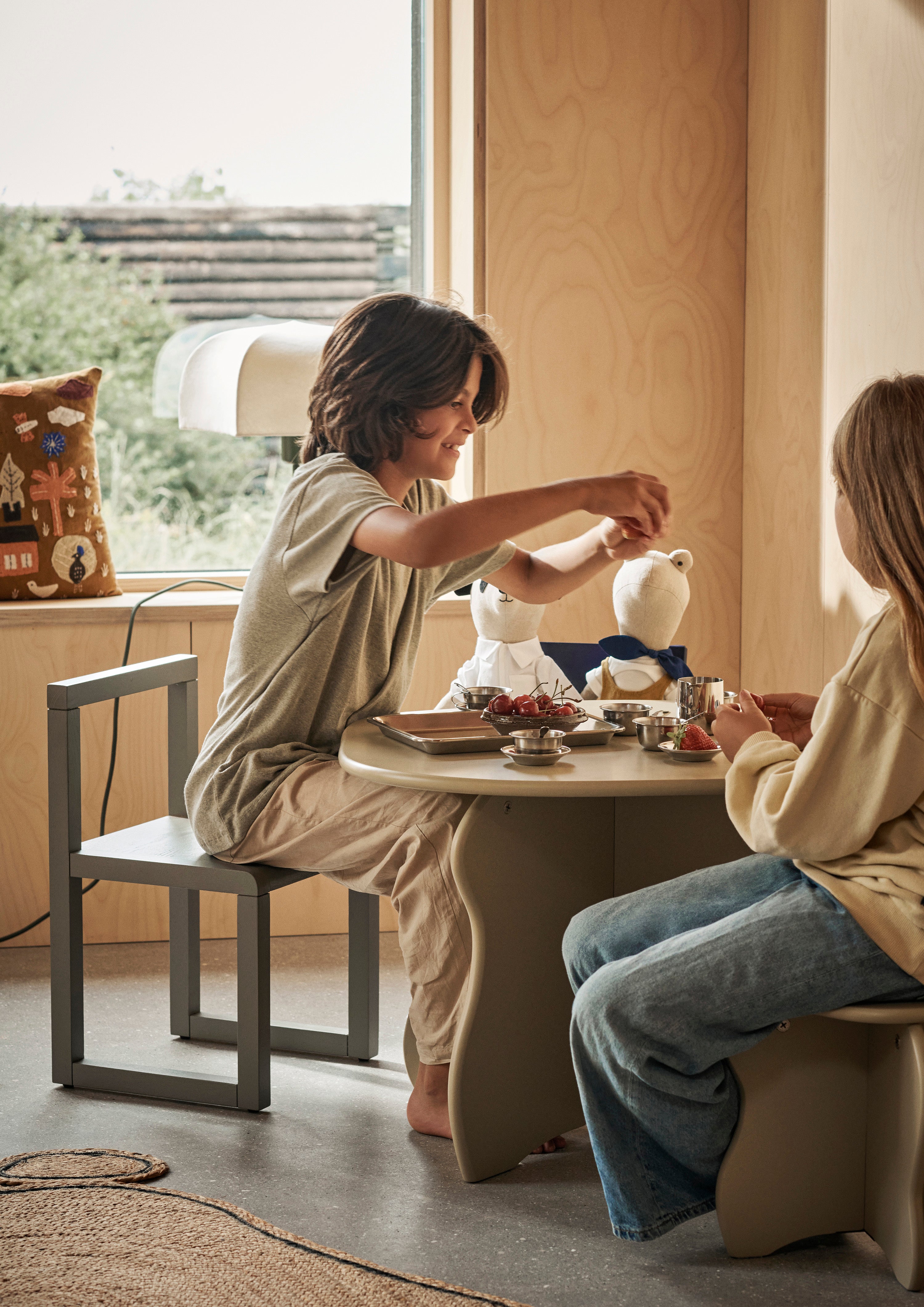 LITTLE ARCHITECT Kinderstuhl grau 