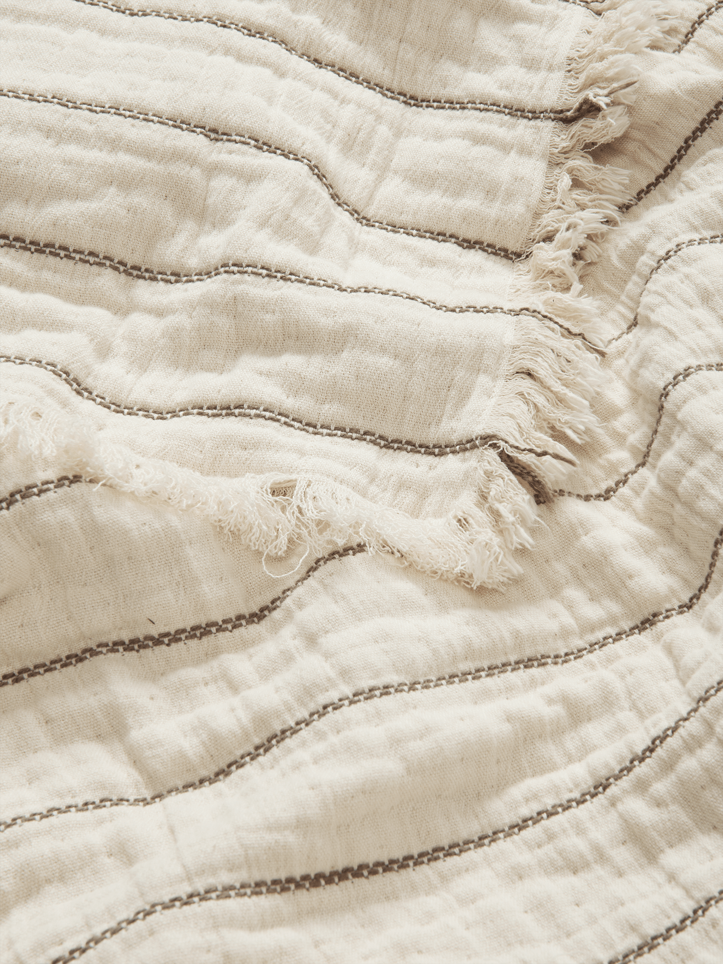AIRES SINGLE bedspread cream