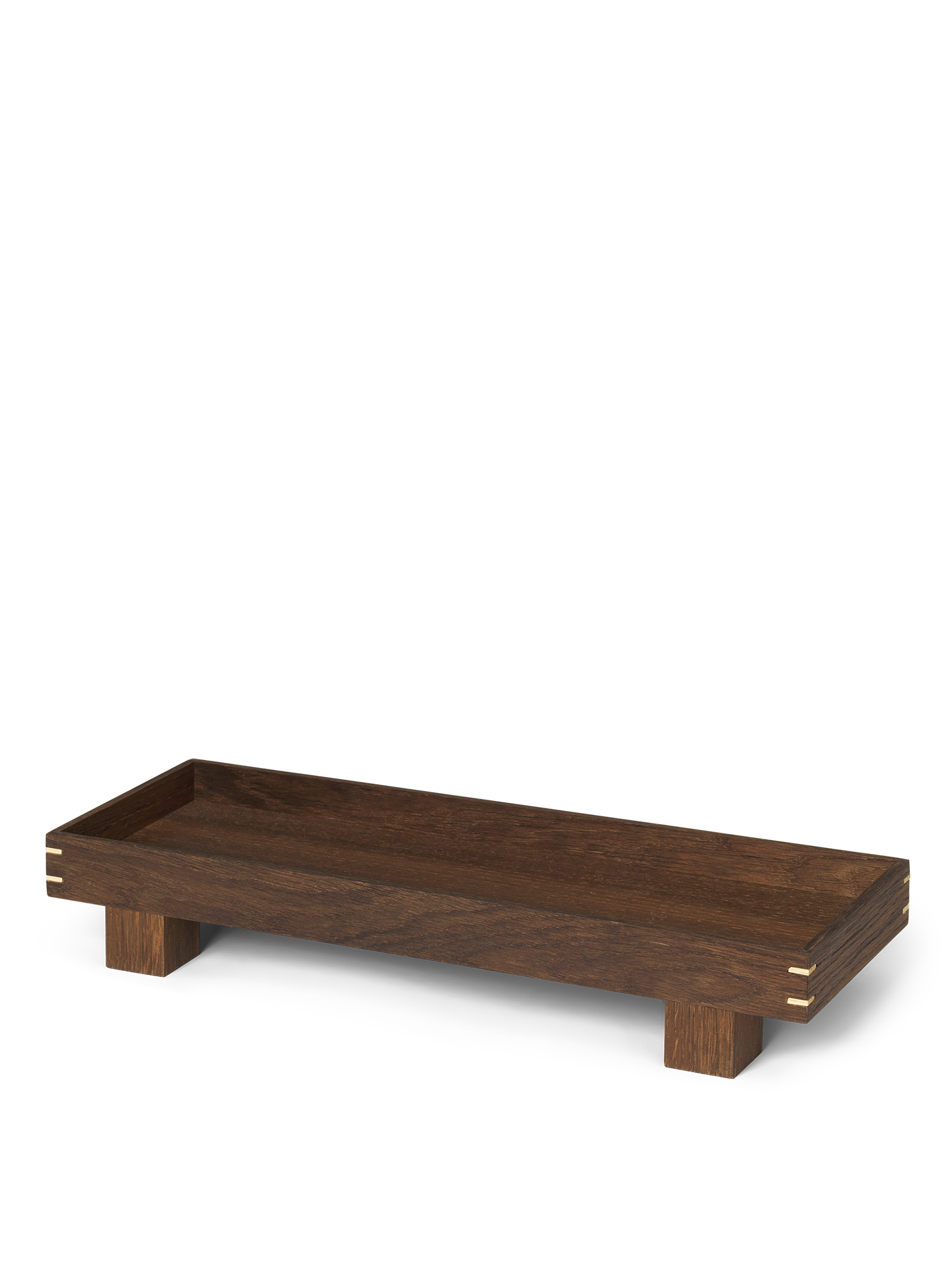 Tray bon wooden smoked oak
