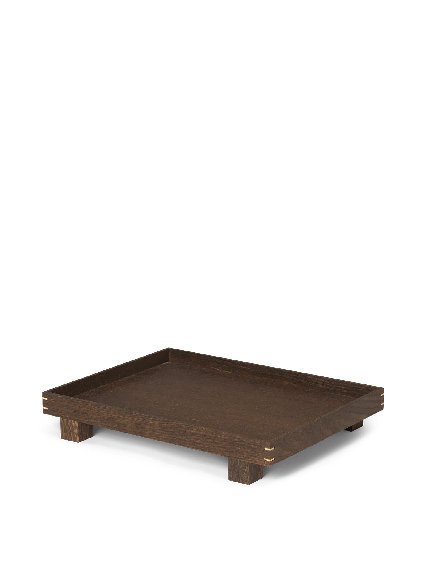 Tray bon wooden smoked oak