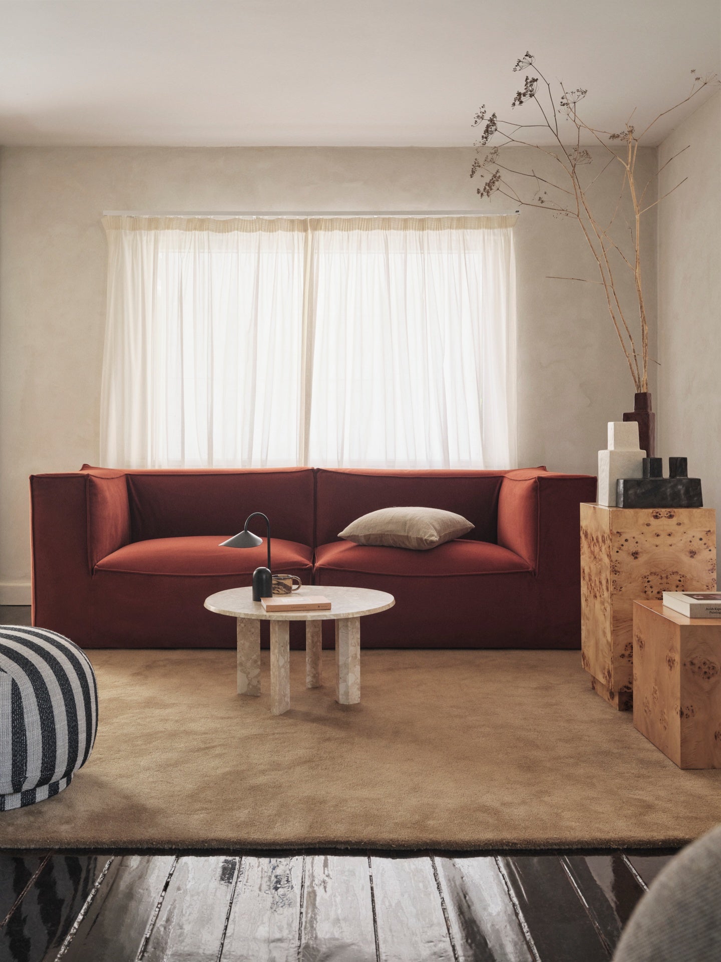STILLE Teppich Karamell 