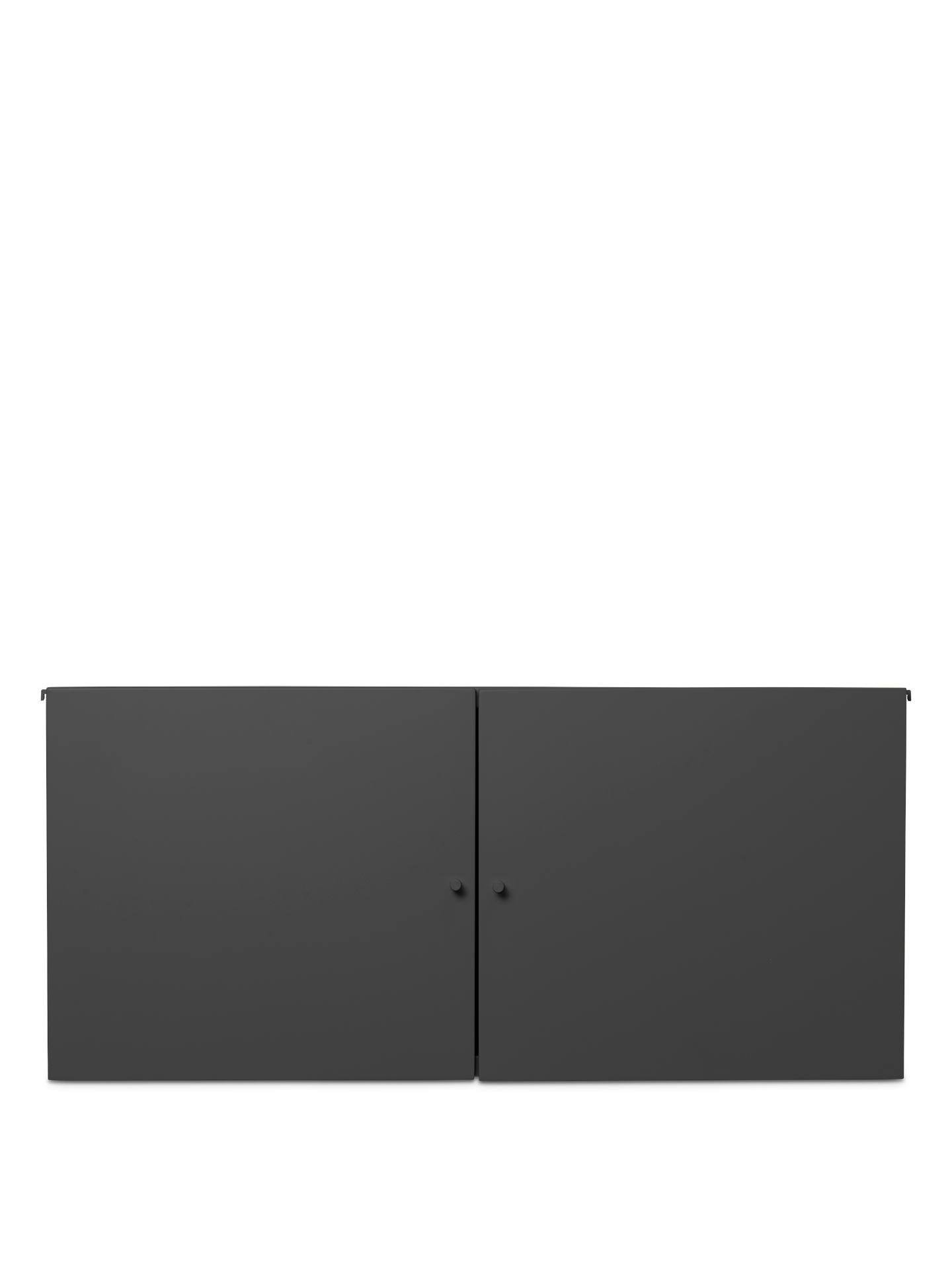 Pünktlicher anthrazitmodularer Schrank