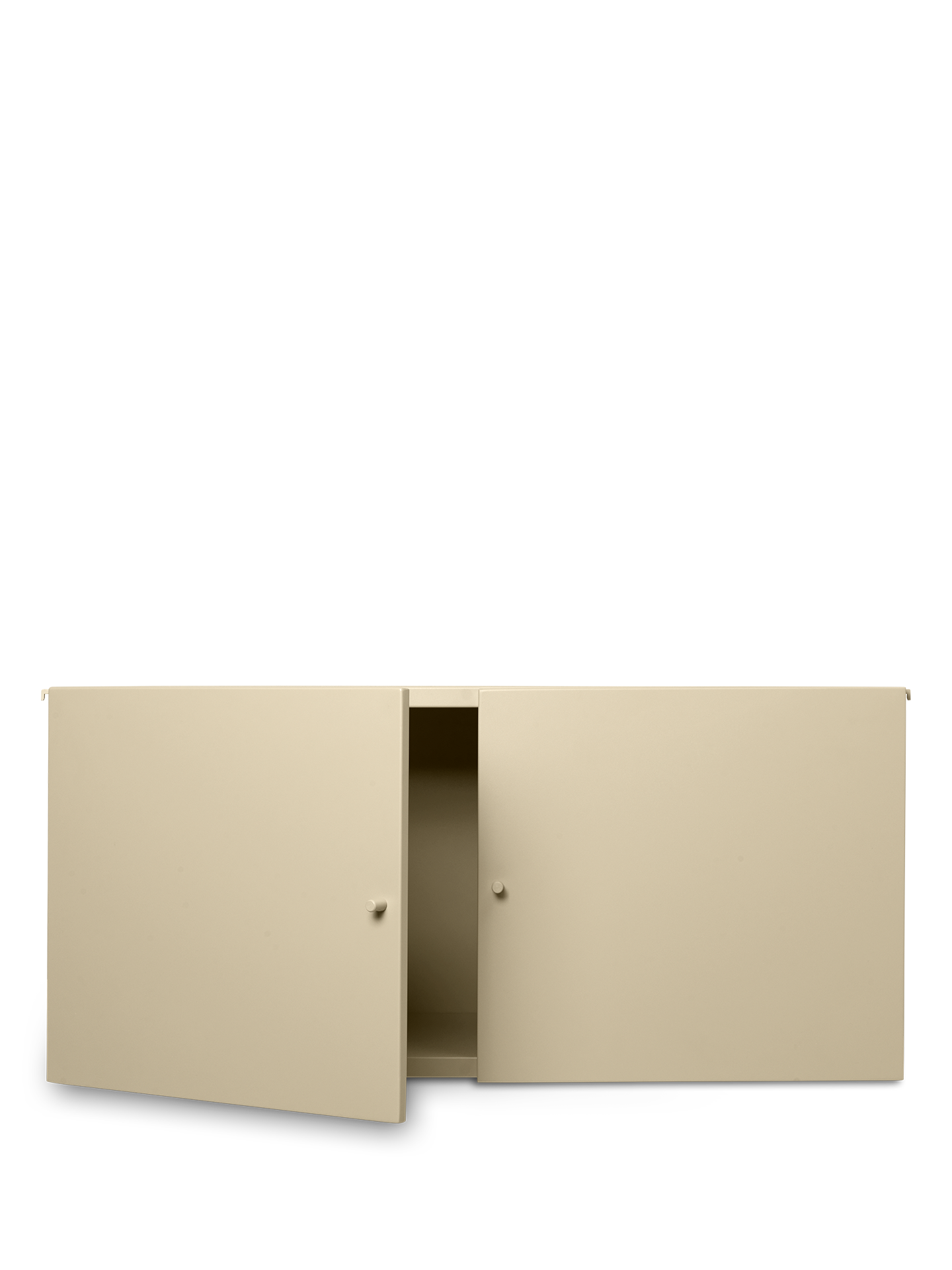 Punktual Beige modularer Kabinett