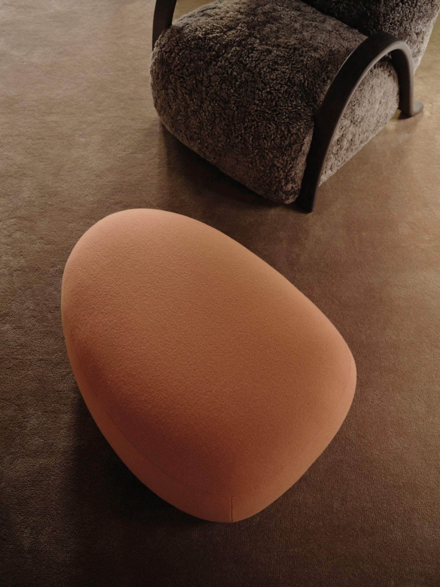 Pouf Rico Loveer Karamell Tonus