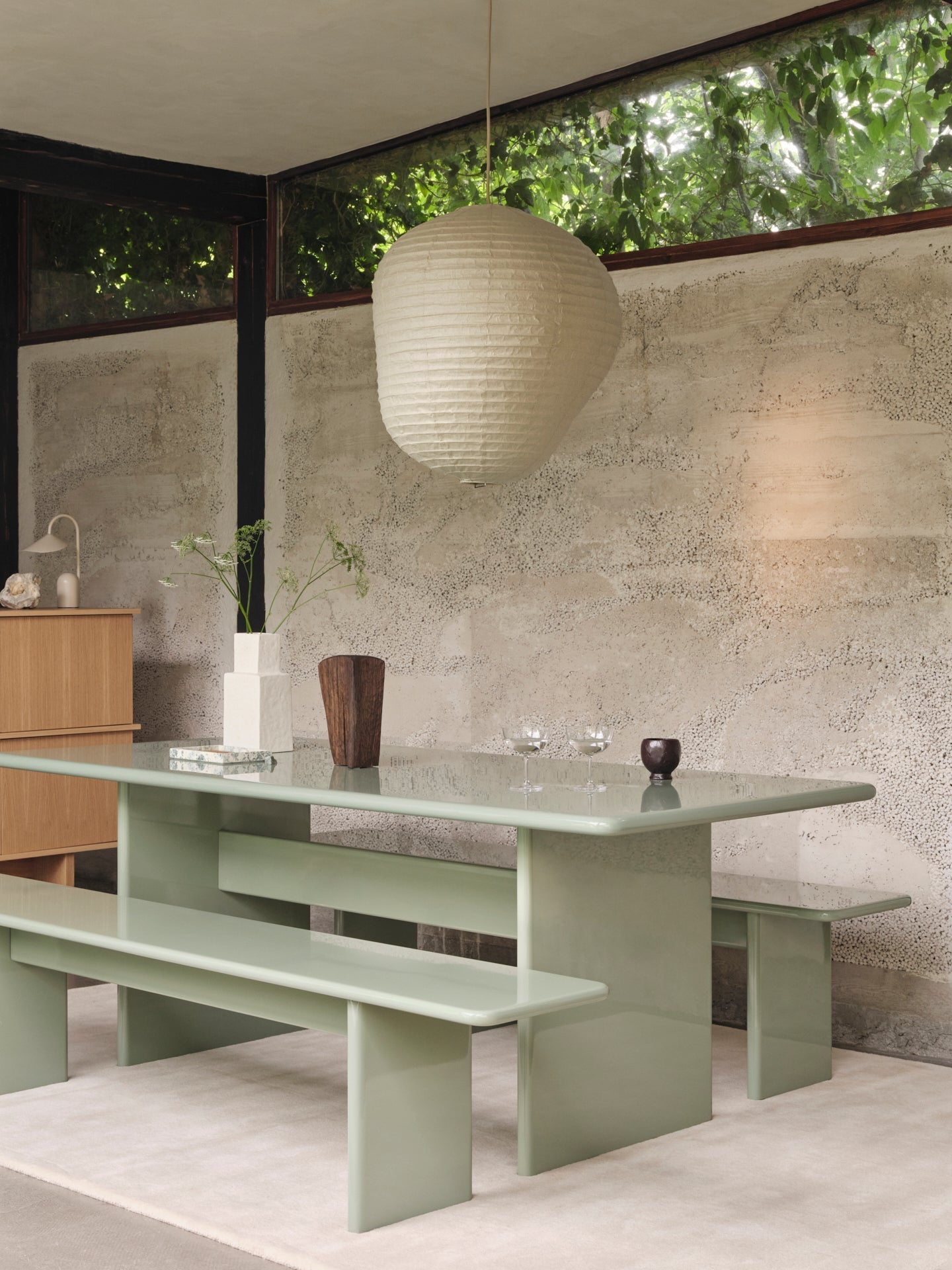 Eisbahn grüner Tisch