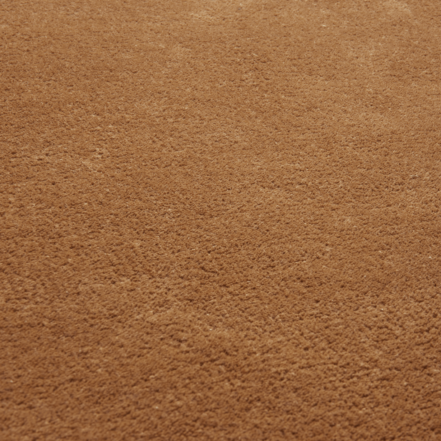 Caramel round rug STILLE