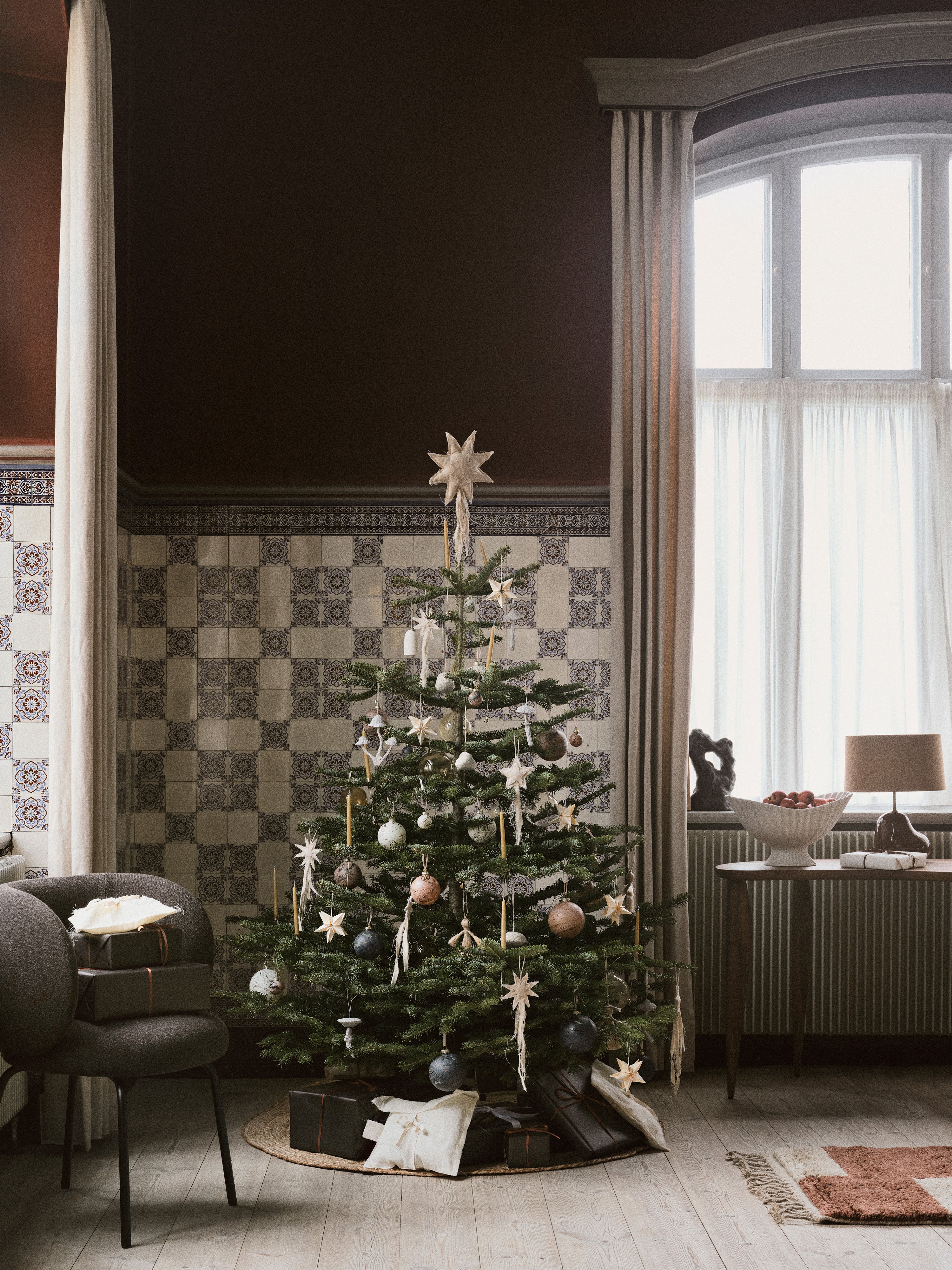 Weihnachtsbaumstern VELA Baumwolle