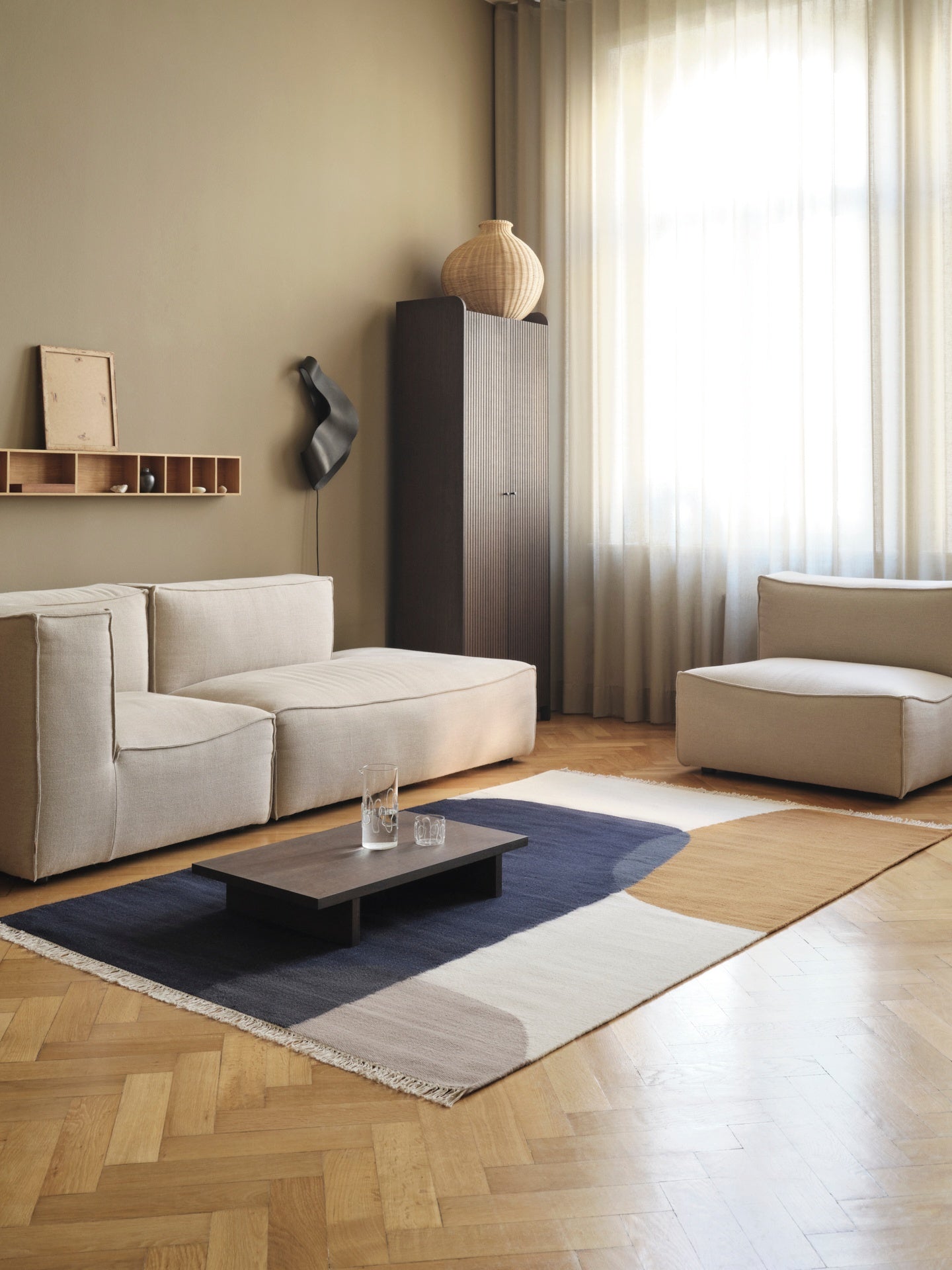 KELIM MERGE Teppich Garant mit Beige