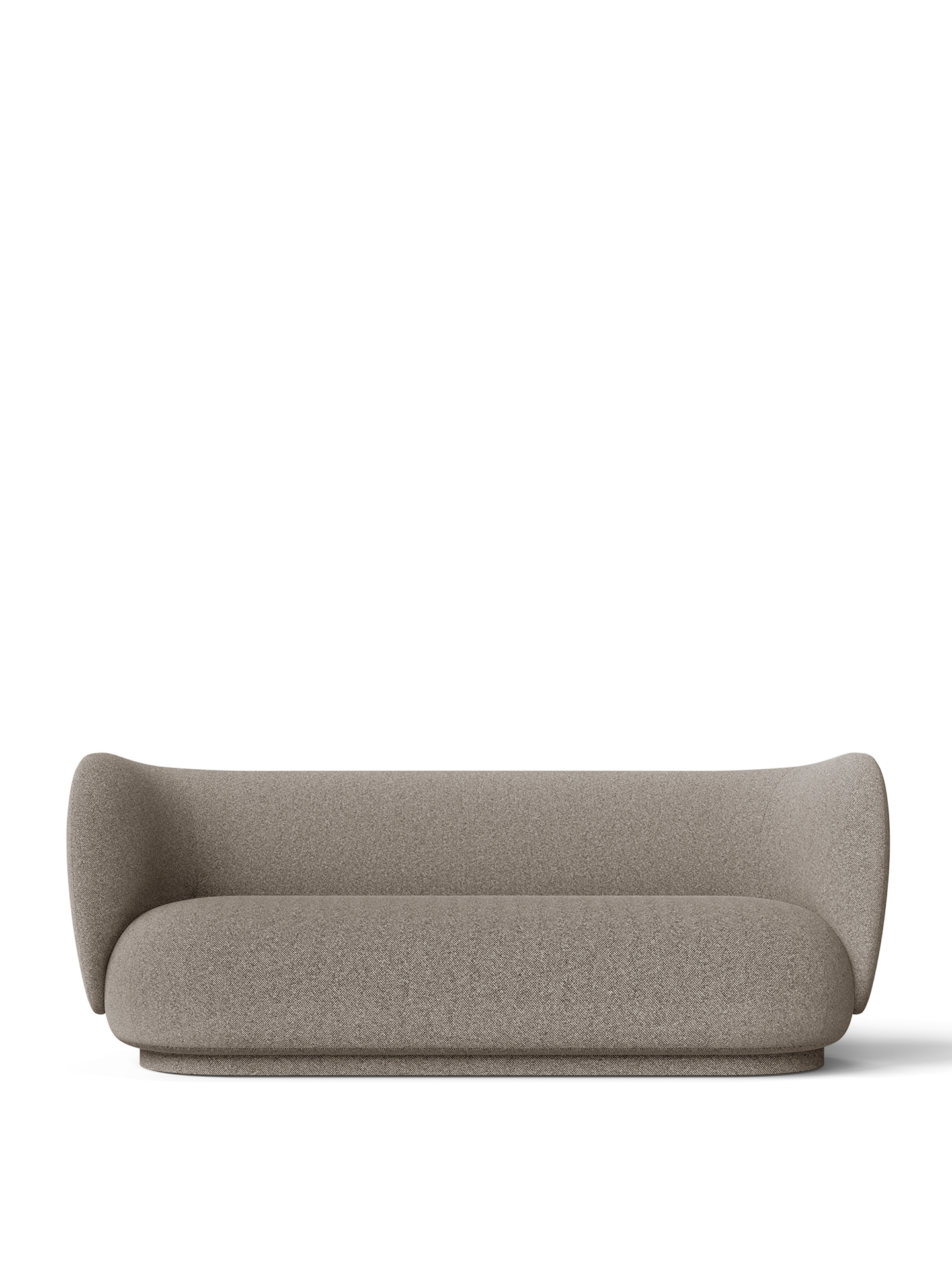 Rico upholstered 3-person sofa