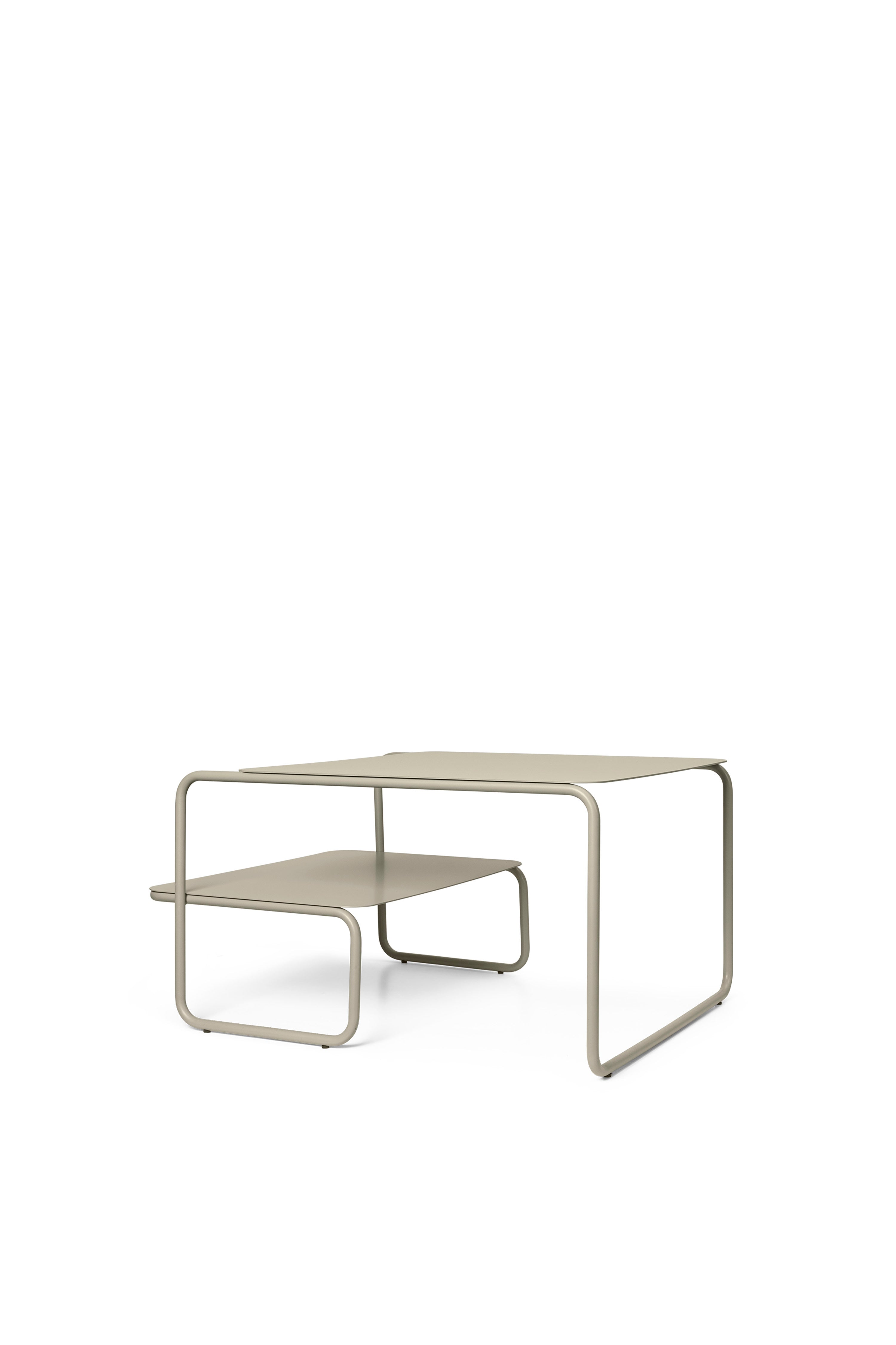 Level beige coffee table