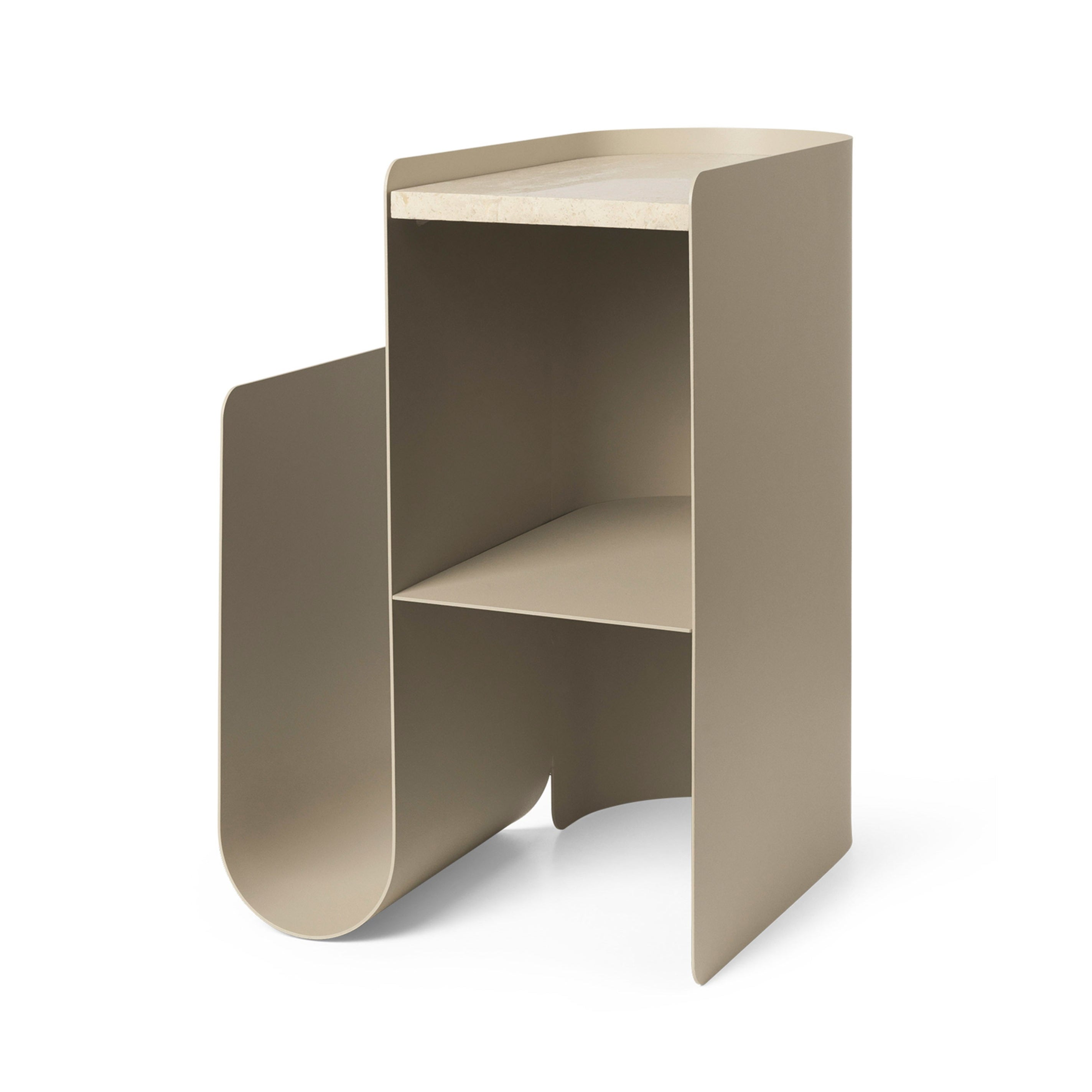 VAULT Beige Side Table